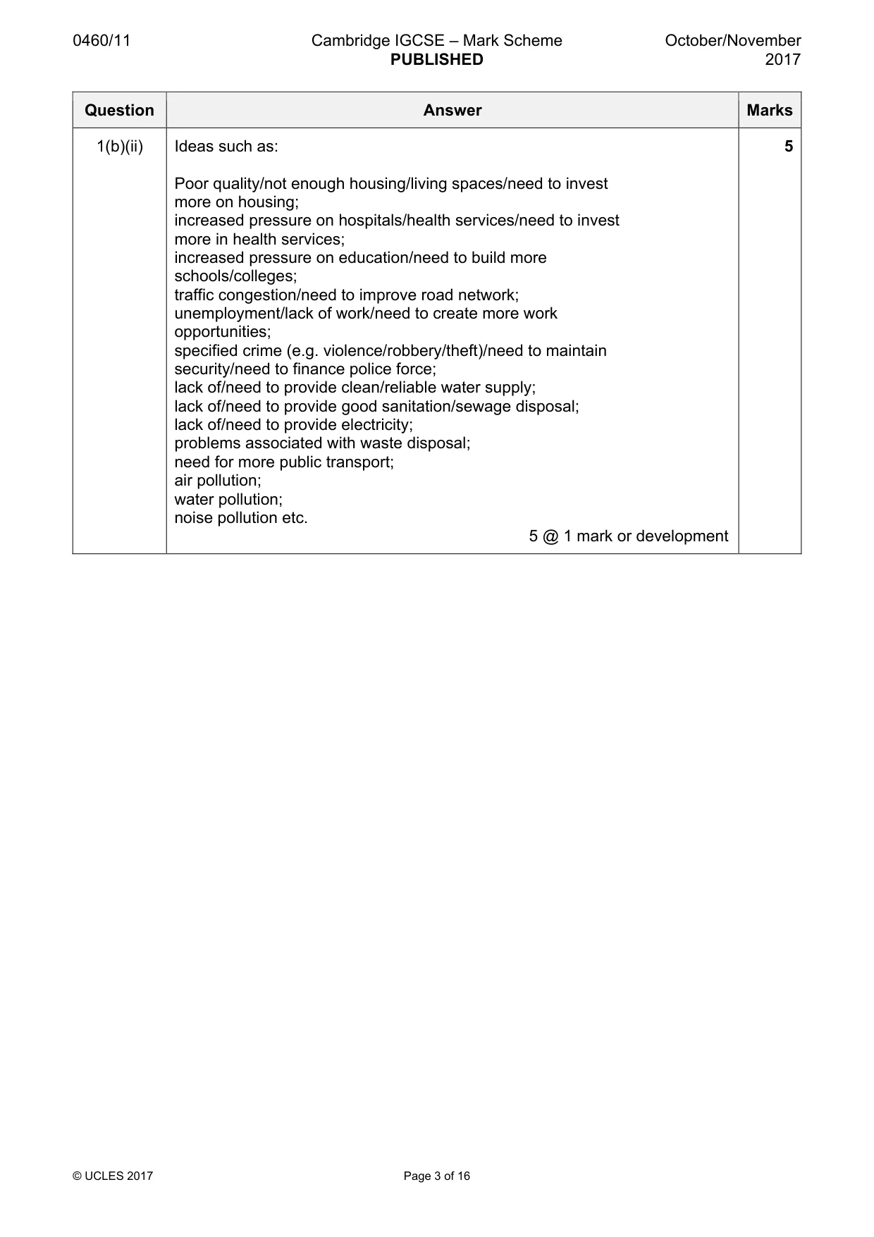 Mark scheme, page 3 of 16
