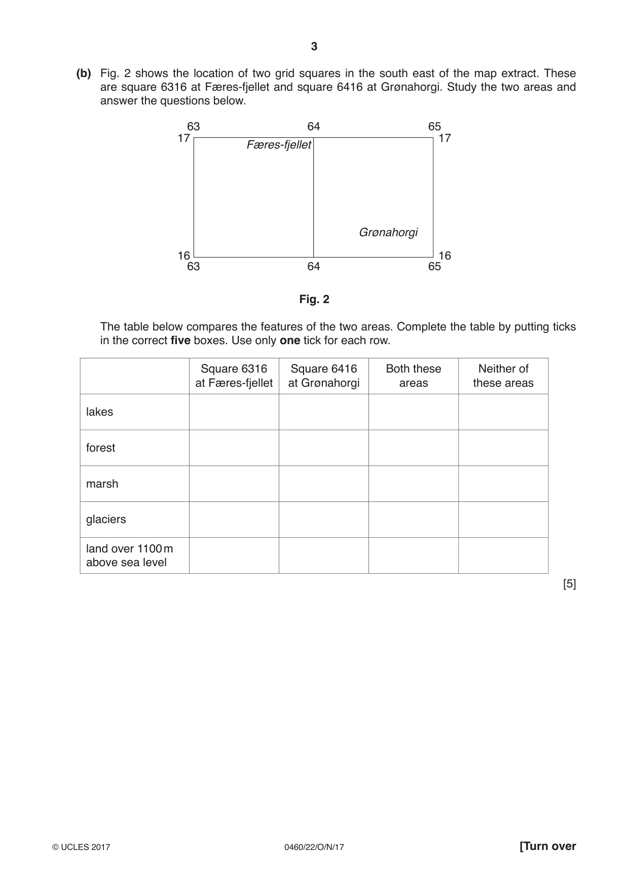 Cambridge IGCSE Geography 0460 2017 Oct/Nov Paper 2 · Variant 2 question paper, page 3 of 20