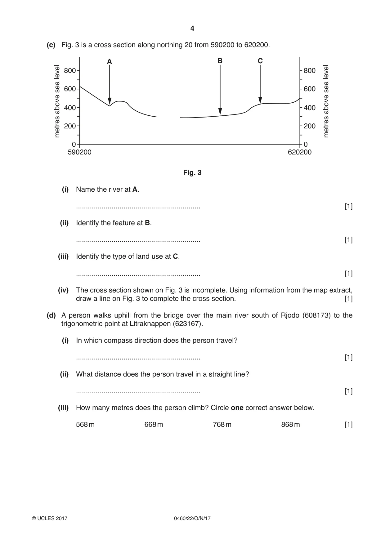 Cambridge IGCSE Geography 0460 2017 Oct/Nov Paper 2 · Variant 2 question paper, page 4 of 20