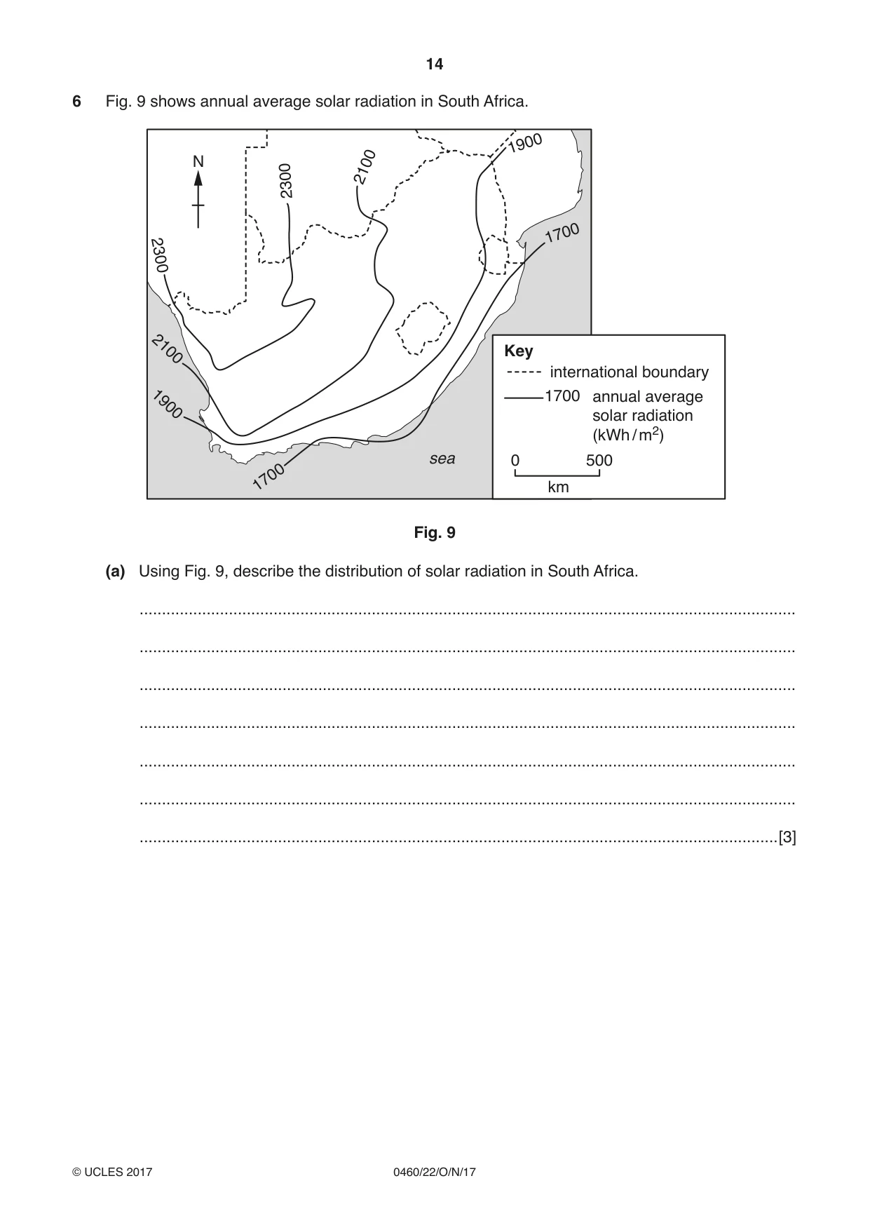 Cambridge IGCSE Geography 0460 2017 Oct/Nov Paper 2 · Variant 2 question paper, page 14 of 20