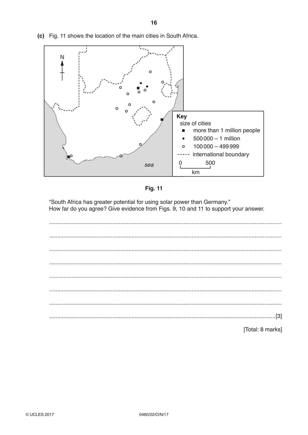 Cambridge IGCSE Geography 0460 2017 Oct/Nov Paper 2 · Variant 2 question paper, page 16 of 20
