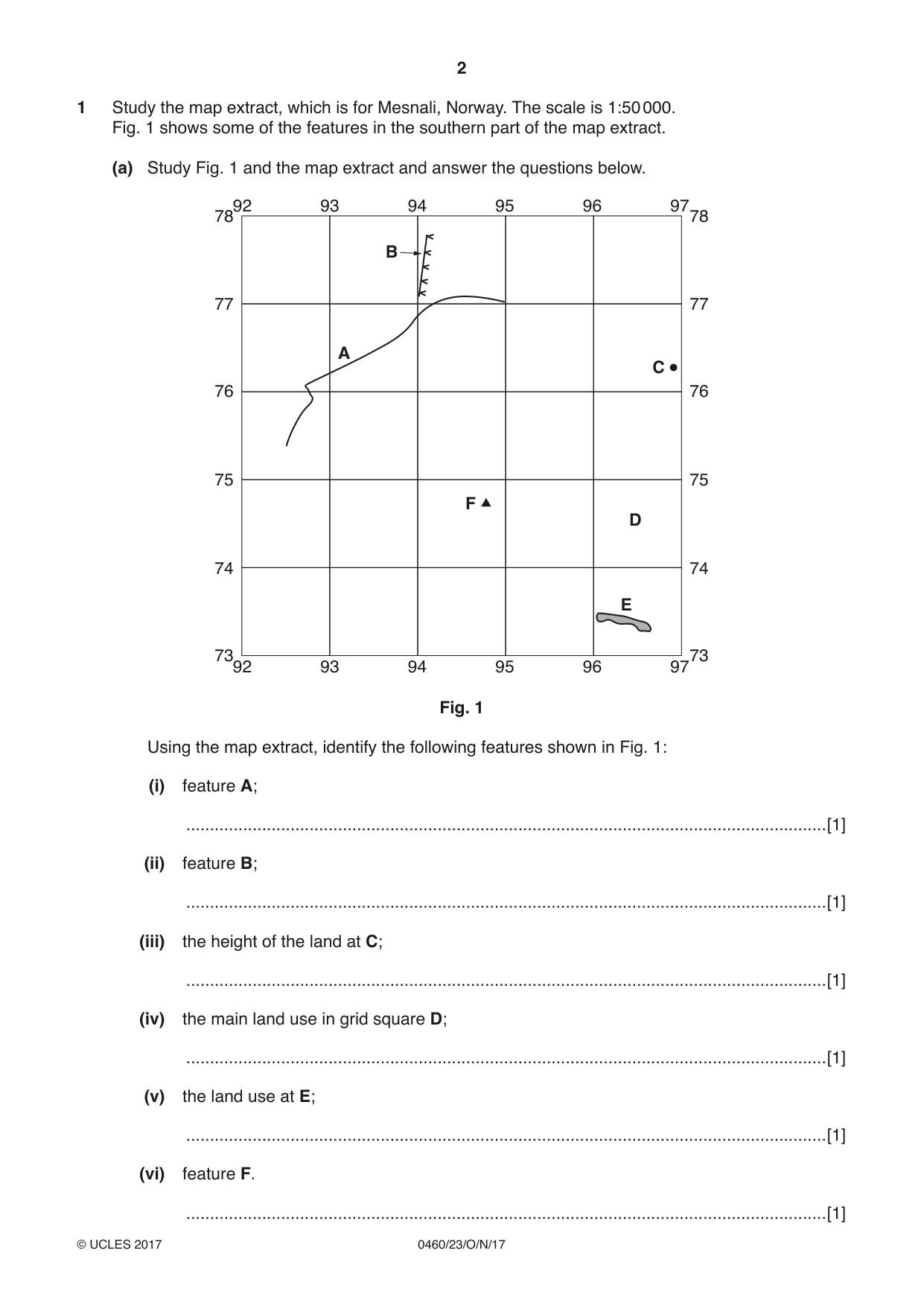 Cambridge IGCSE Geography 0460 2017 Oct/Nov Paper 2 · Variant 3 question paper, page 2 of 16