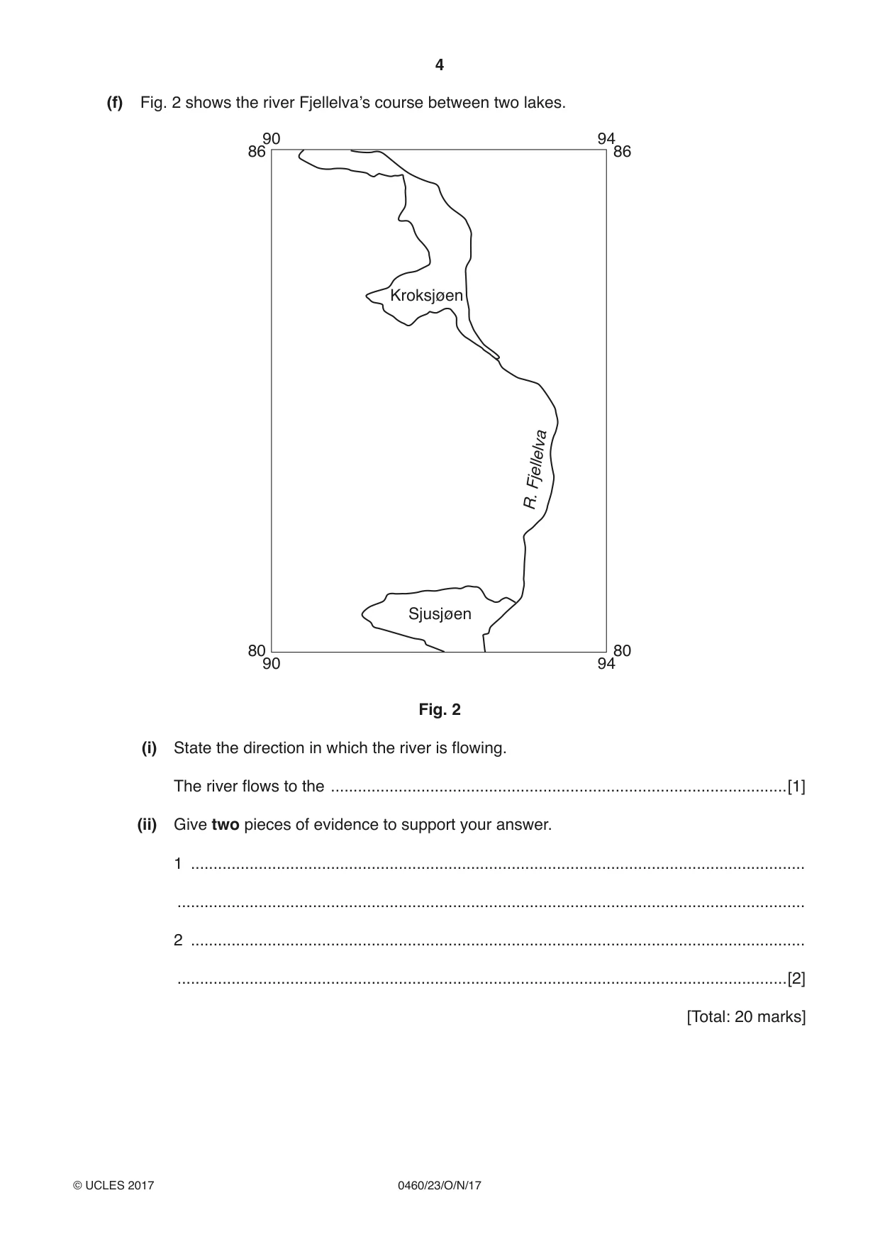 Cambridge IGCSE Geography 0460 2017 Oct/Nov Paper 2 · Variant 3 question paper, page 4 of 16