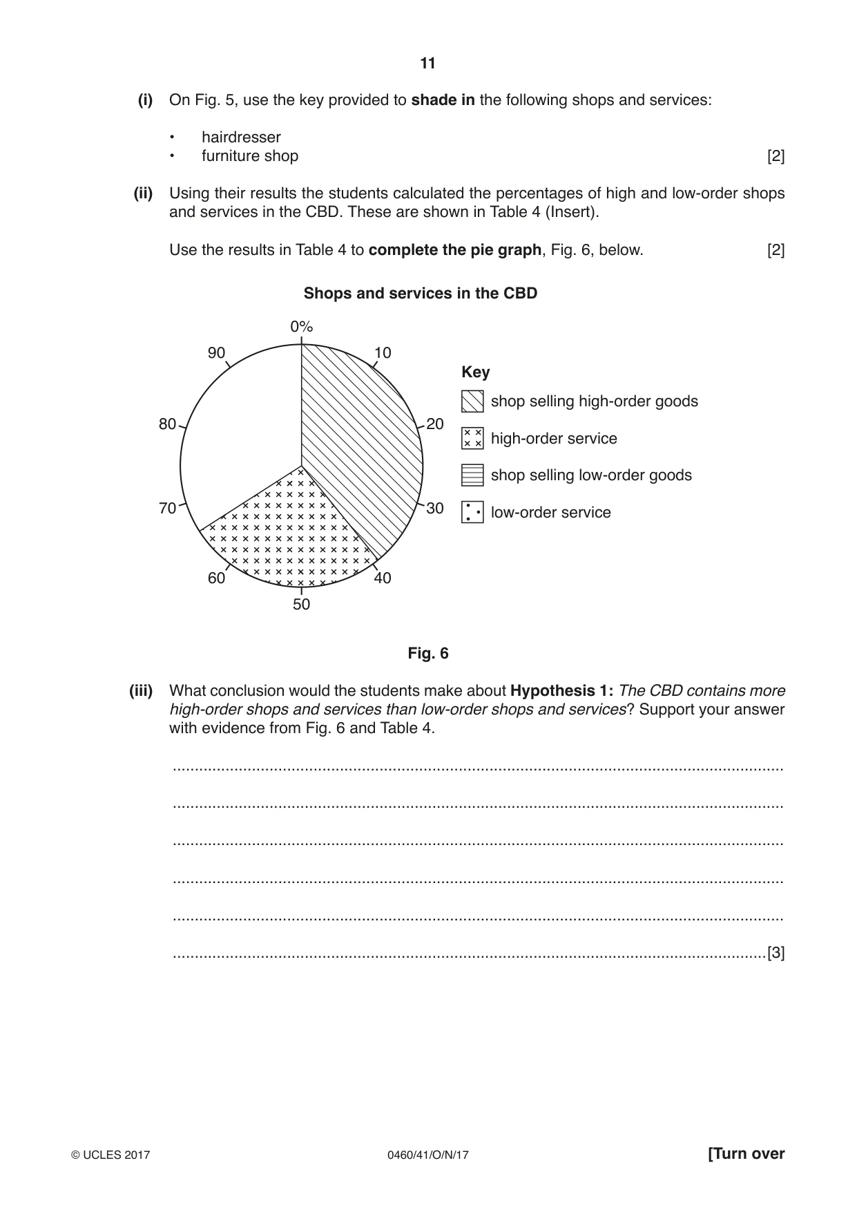 Cambridge IGCSE Geography 0460 2017 Oct/Nov Paper 4 · Variant 1 question paper, page 11 of 20