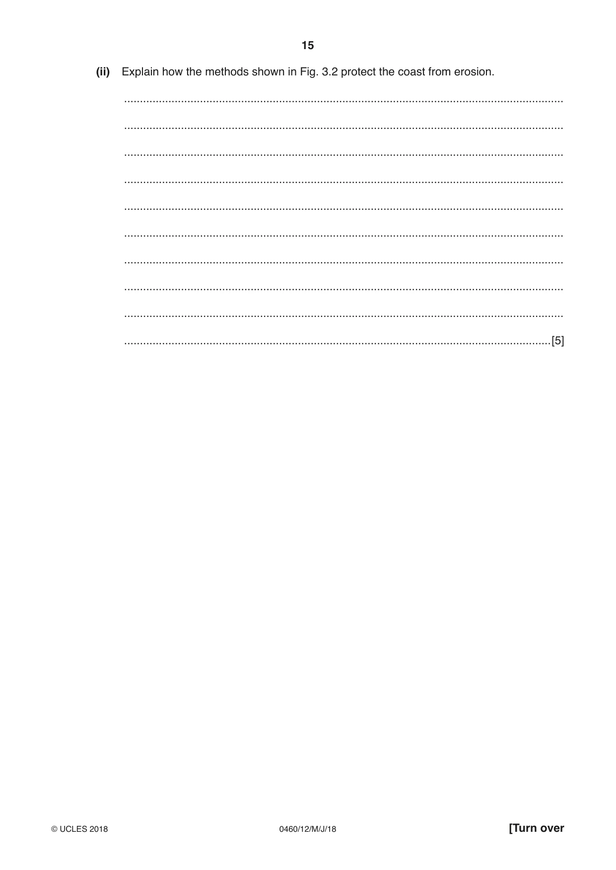 Cambridge IGCSE Geography 0460 2018 May/June Paper 1 · Variant 2 question paper, page 15 of 32
