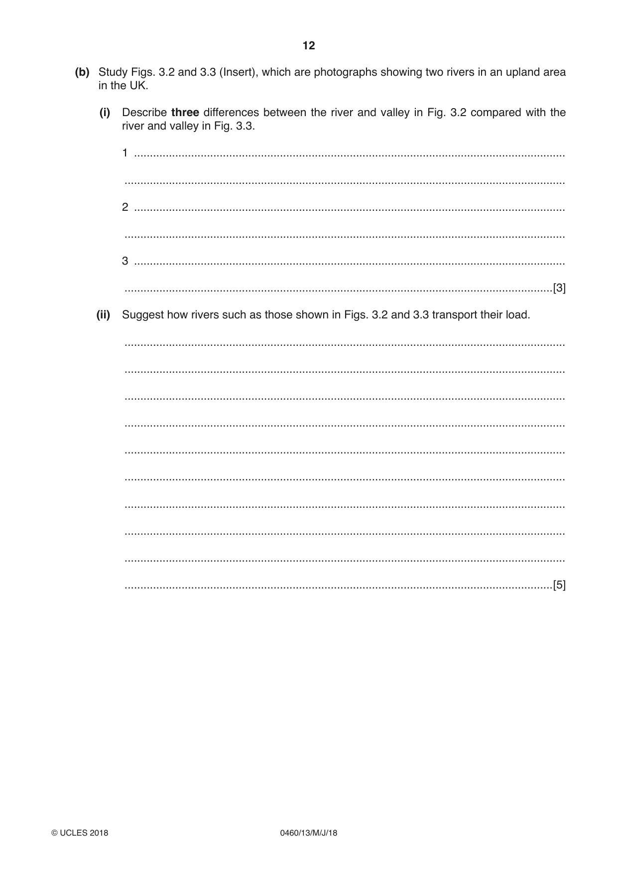 Cambridge IGCSE Geography 0460 2018 May/June Paper 1 · Variant 3 question paper, page 12 of 28