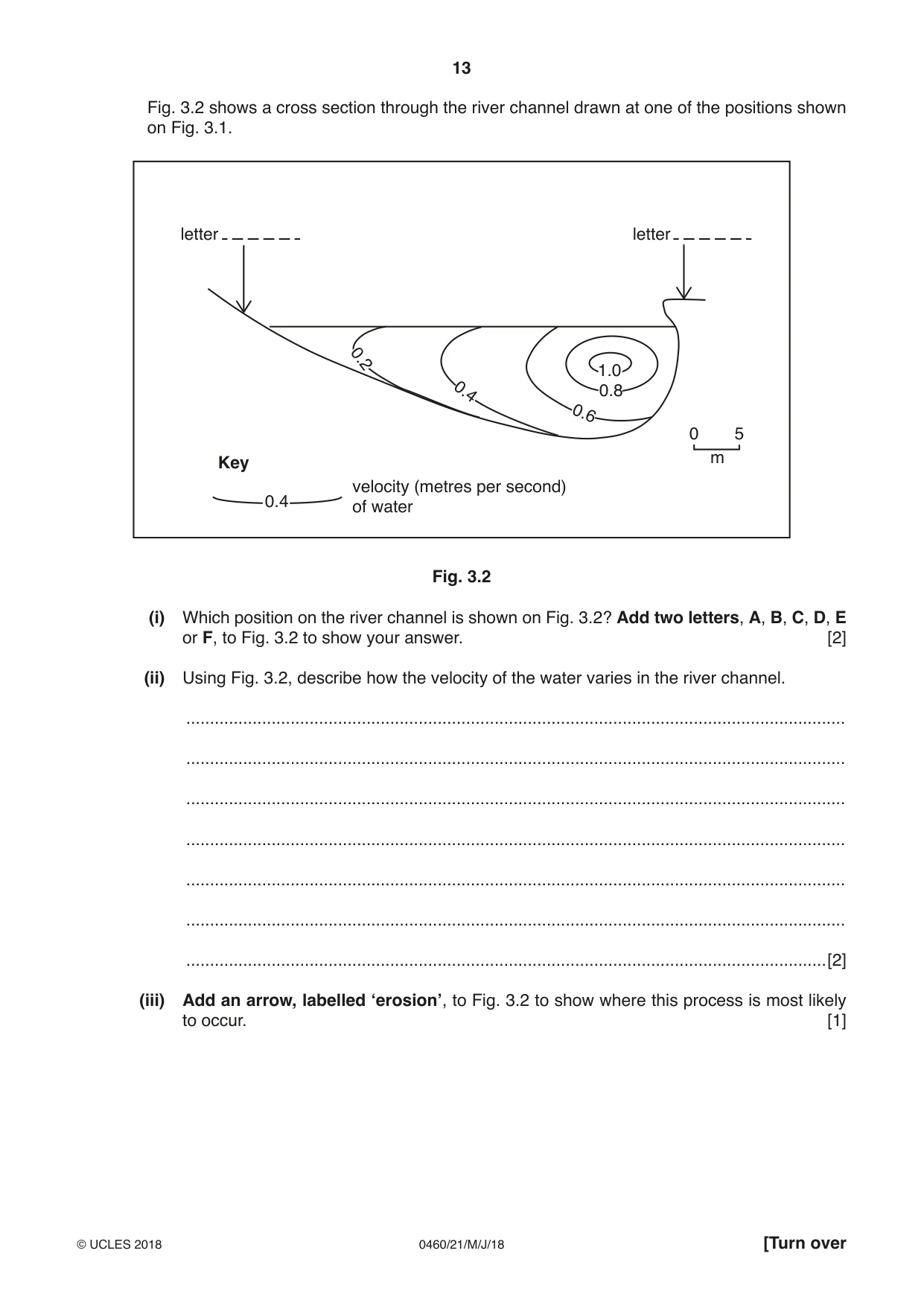 Cambridge IGCSE Geography 0460 2018 May/June Paper 2 · Variant 1 question paper, page 13 of 24