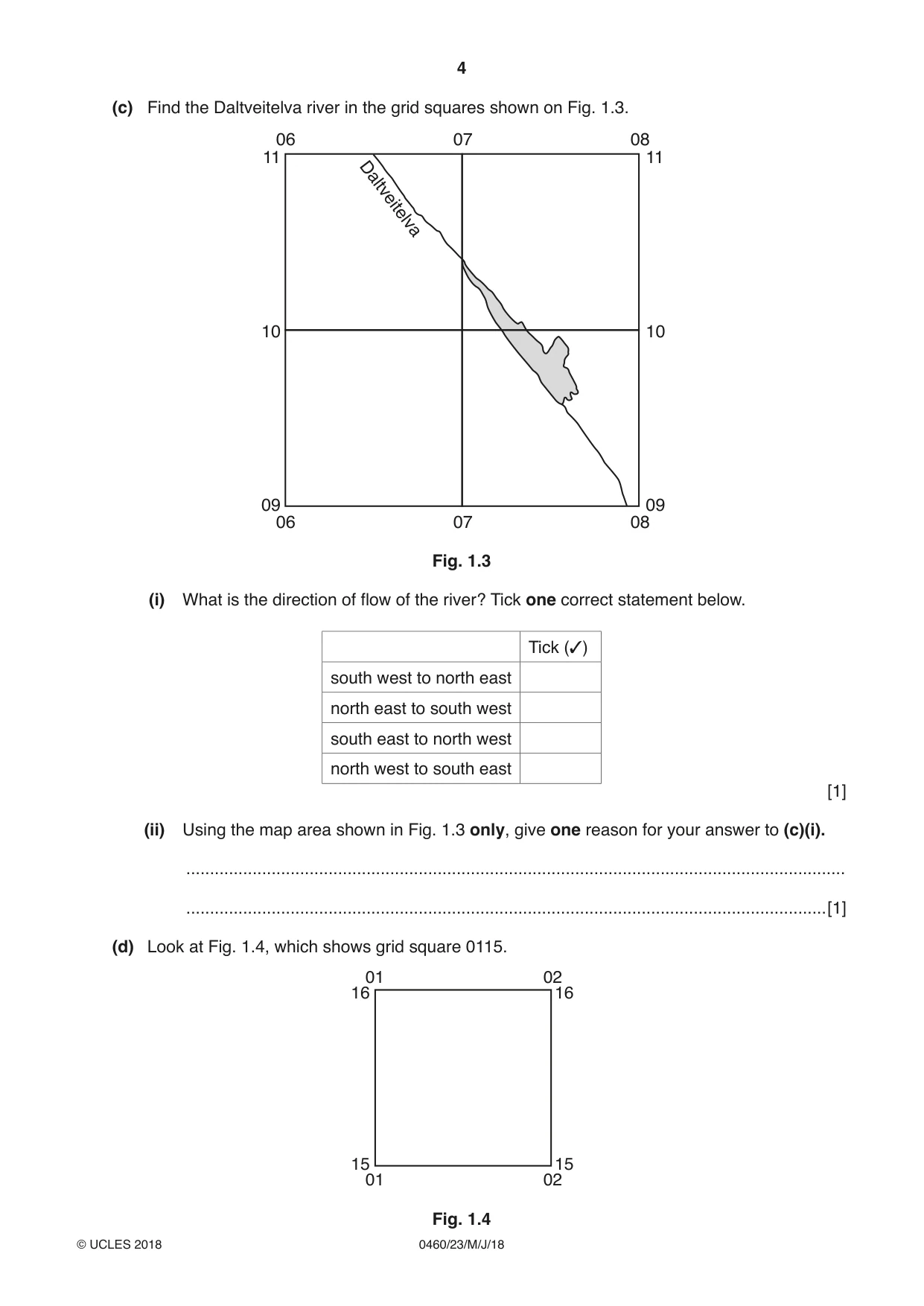 Cambridge IGCSE Geography 0460 2018 May/June Paper 2 · Variant 3 question paper, page 4 of 20