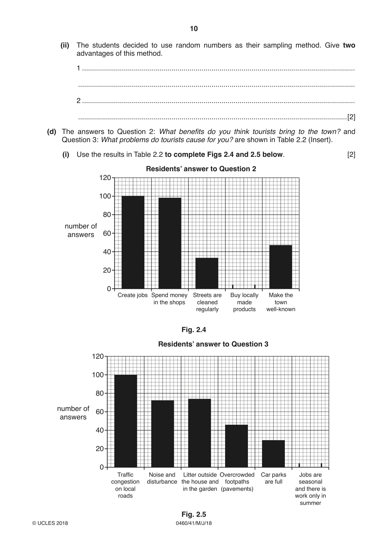 Cambridge IGCSE Geography 0460 2018 May/June Paper 4 · Variant 1 question paper, page 10 of 16