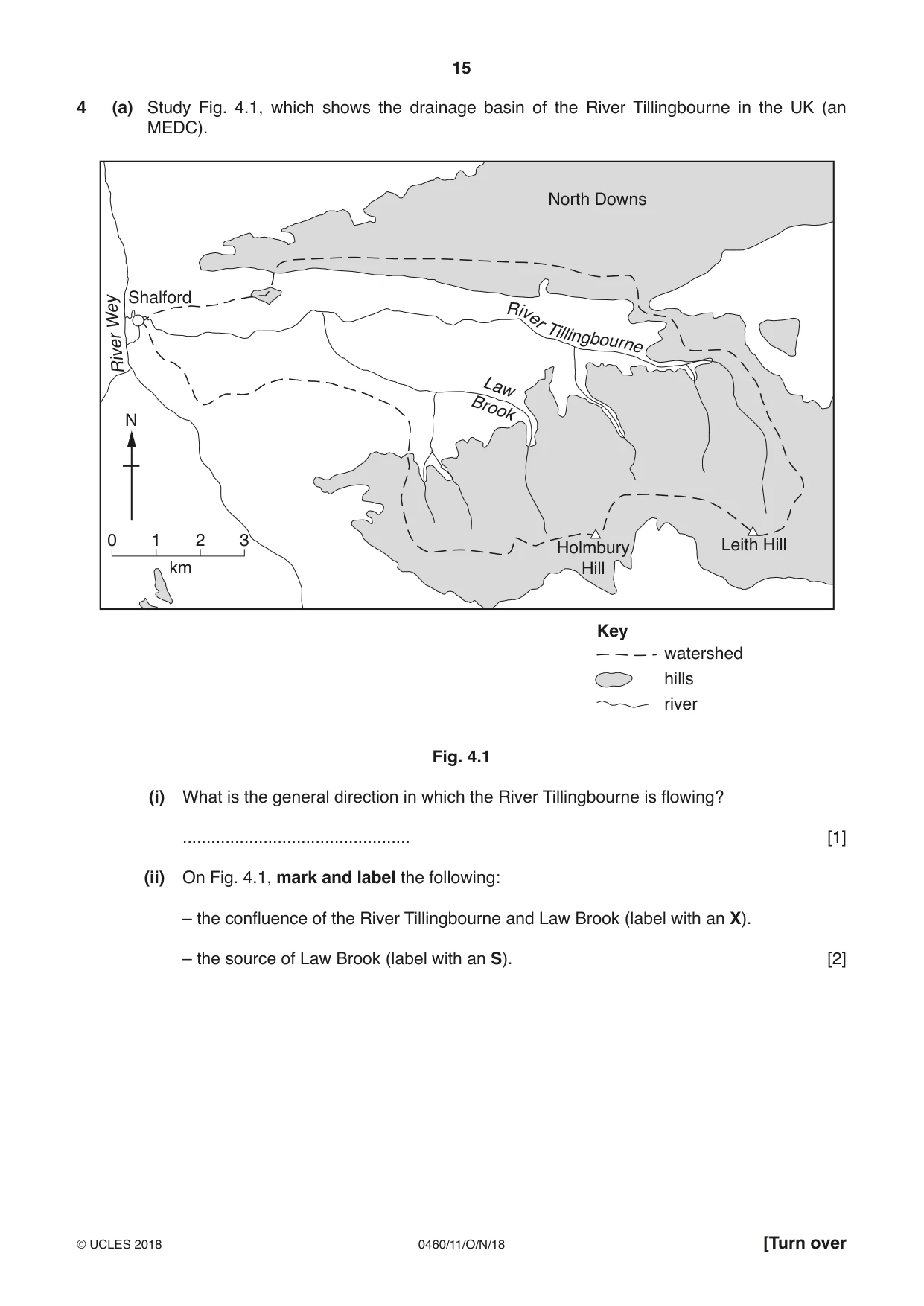 Cambridge IGCSE Geography 0460 2018 Oct/Nov Paper 1 · Variant 1 question paper, page 15 of 32
