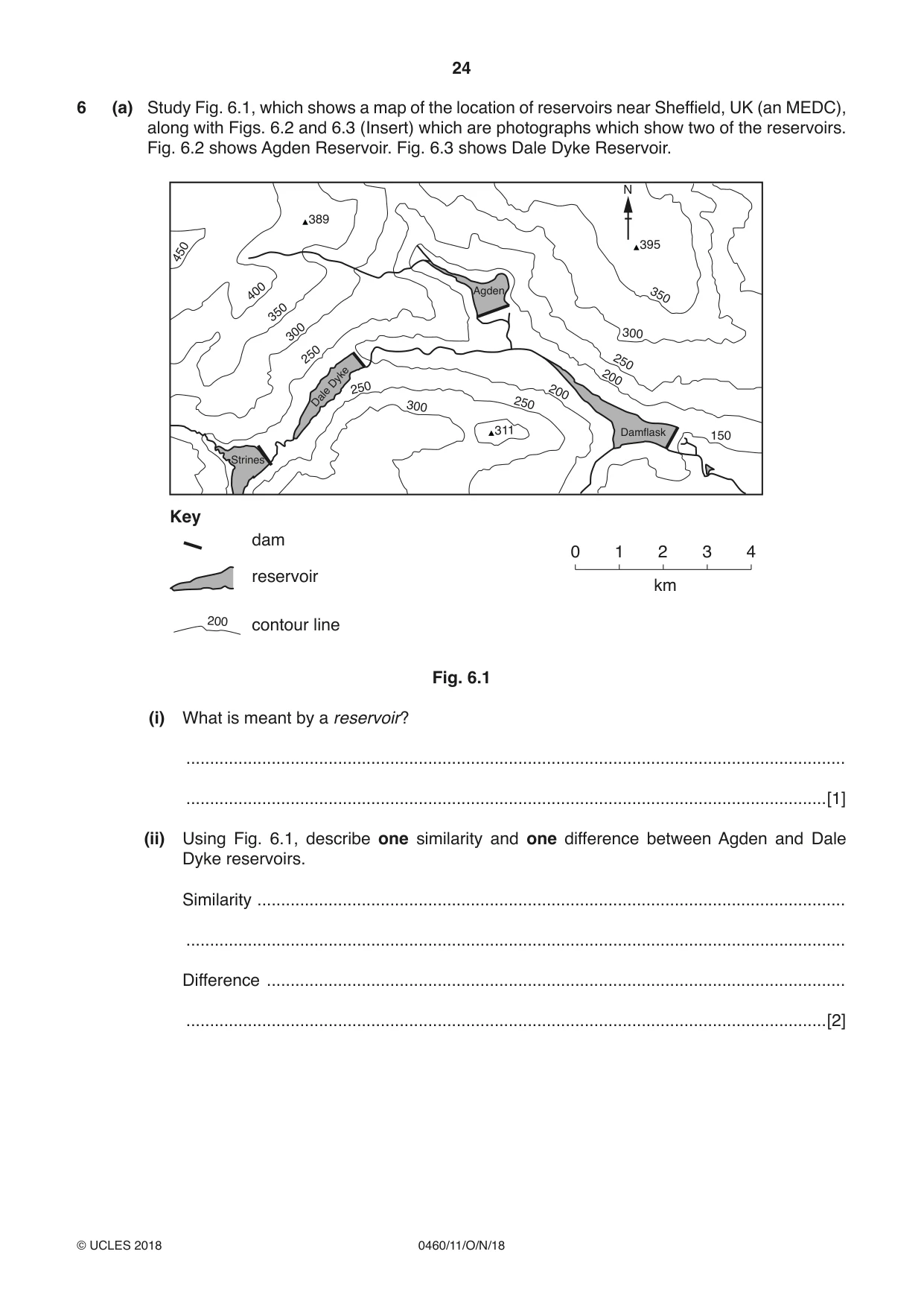 Cambridge IGCSE Geography 0460 2018 Oct/Nov Paper 1 · Variant 1 question paper, page 24 of 32