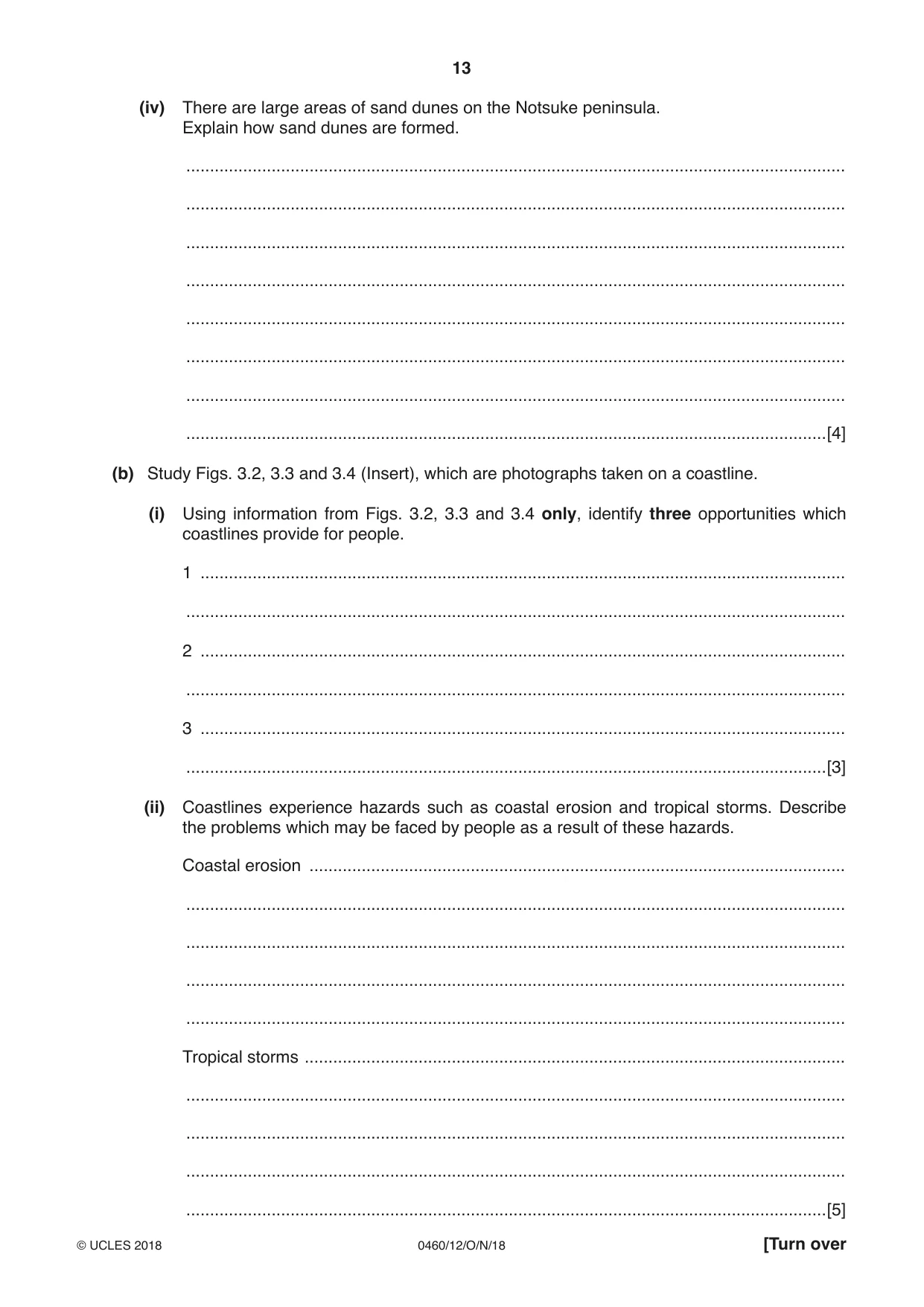 Cambridge IGCSE Geography 0460 2018 Oct/Nov Paper 1 · Variant 2 question paper, page 13 of 32