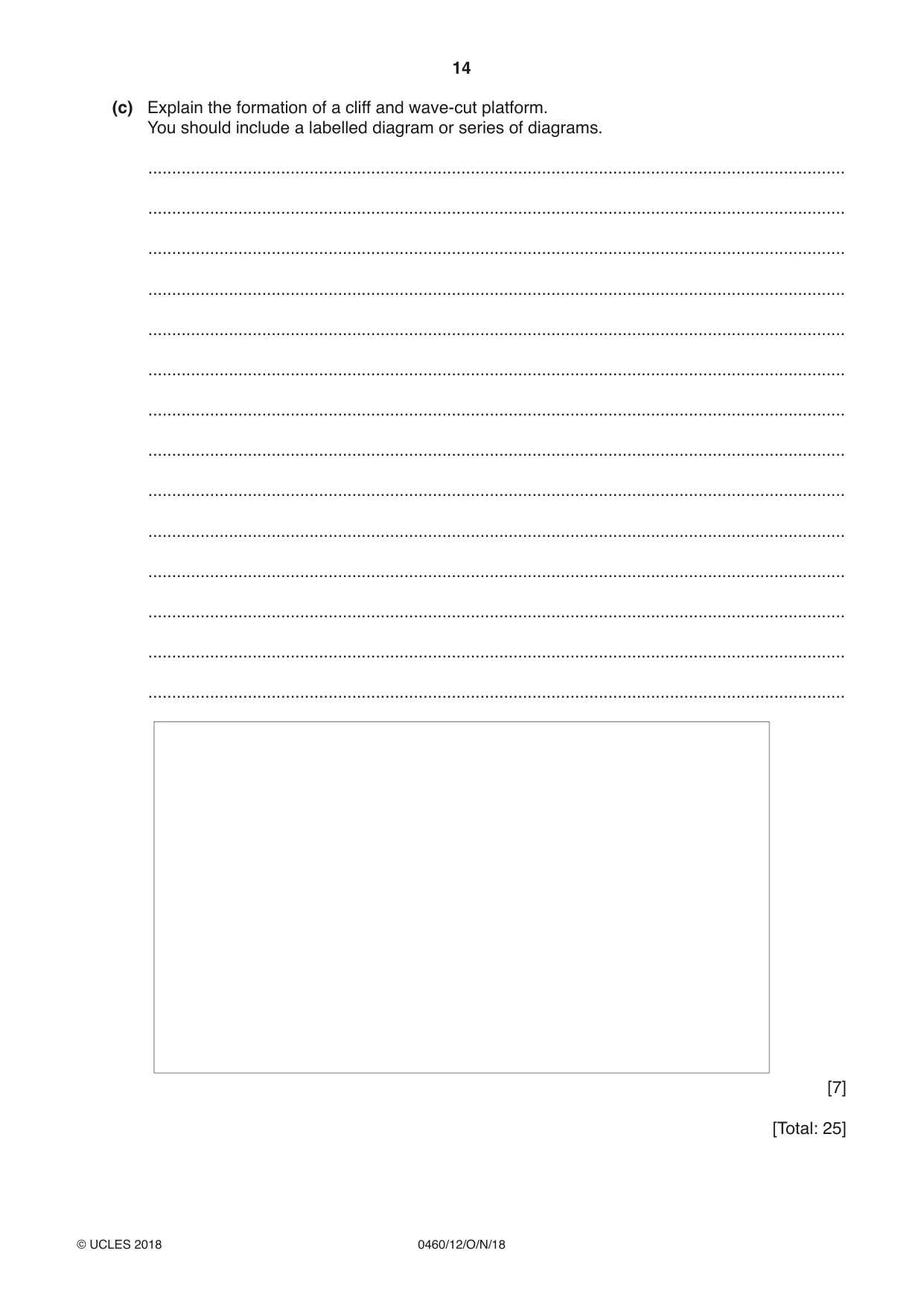 Cambridge IGCSE Geography 0460 2018 Oct/Nov Paper 1 · Variant 2 question paper, page 14 of 32