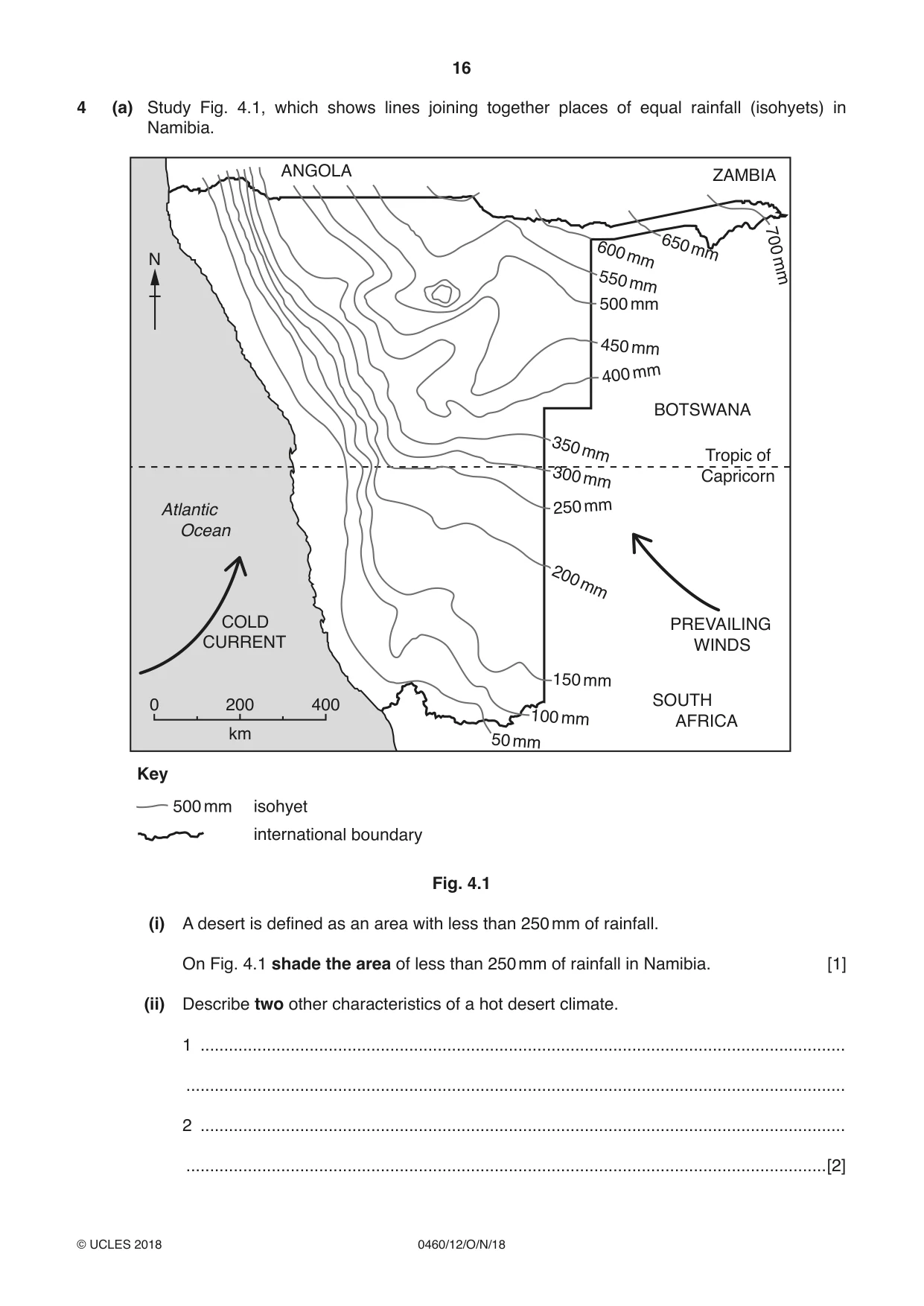 Cambridge IGCSE Geography 0460 2018 Oct/Nov Paper 1 · Variant 2 question paper, page 16 of 32