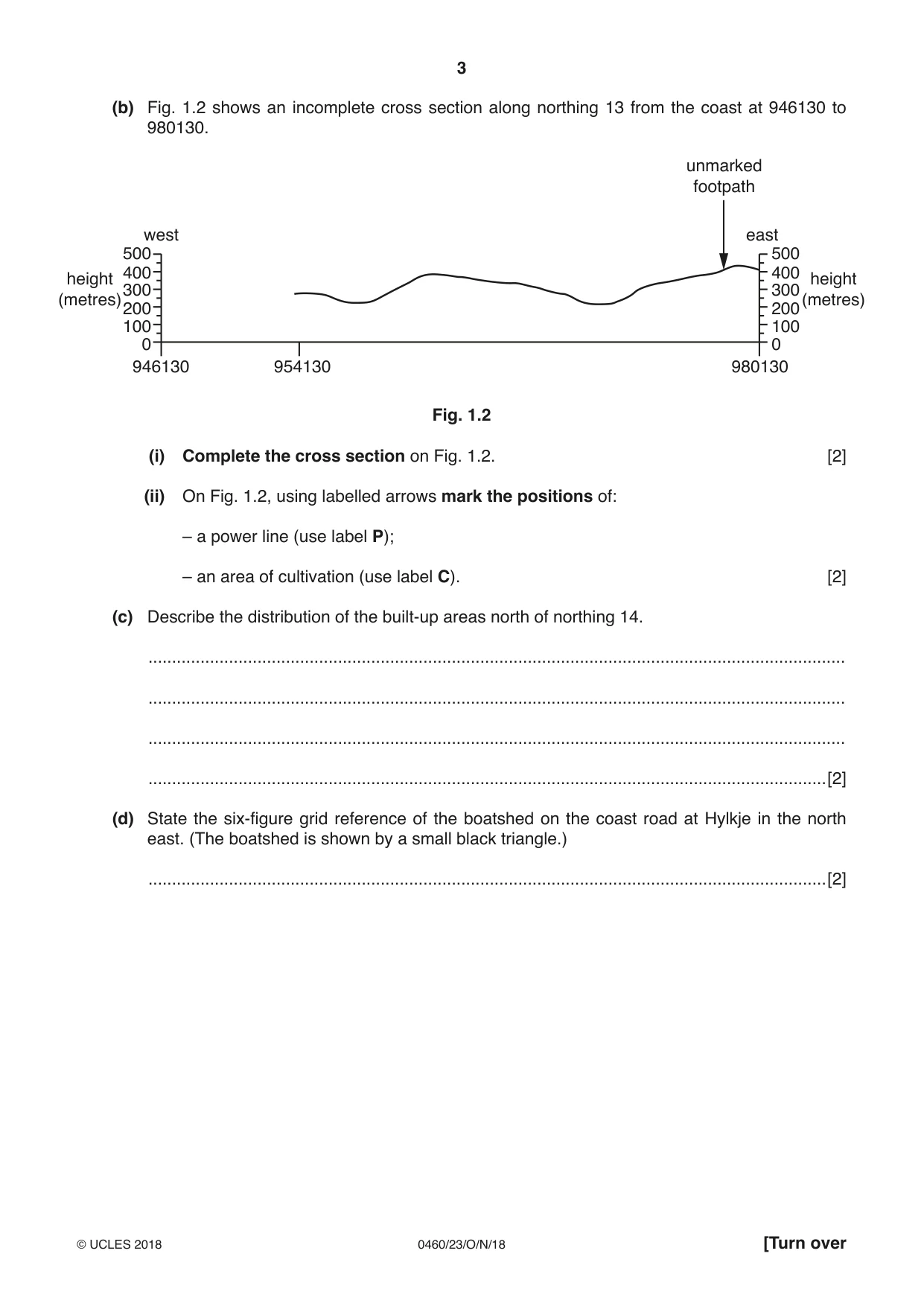 Cambridge IGCSE Geography 0460 2018 Oct/Nov Paper 2 · Variant 3 question paper, page 3 of 16