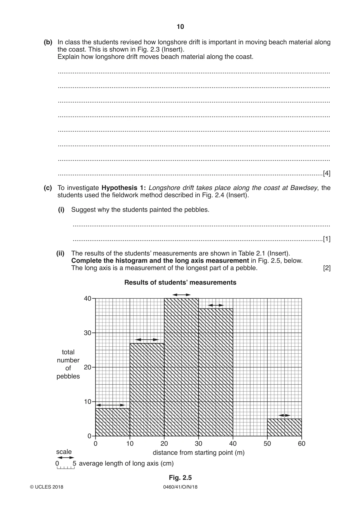 Cambridge IGCSE Geography 0460 2018 Oct/Nov Paper 4 · Variant 1 question paper, page 10 of 20