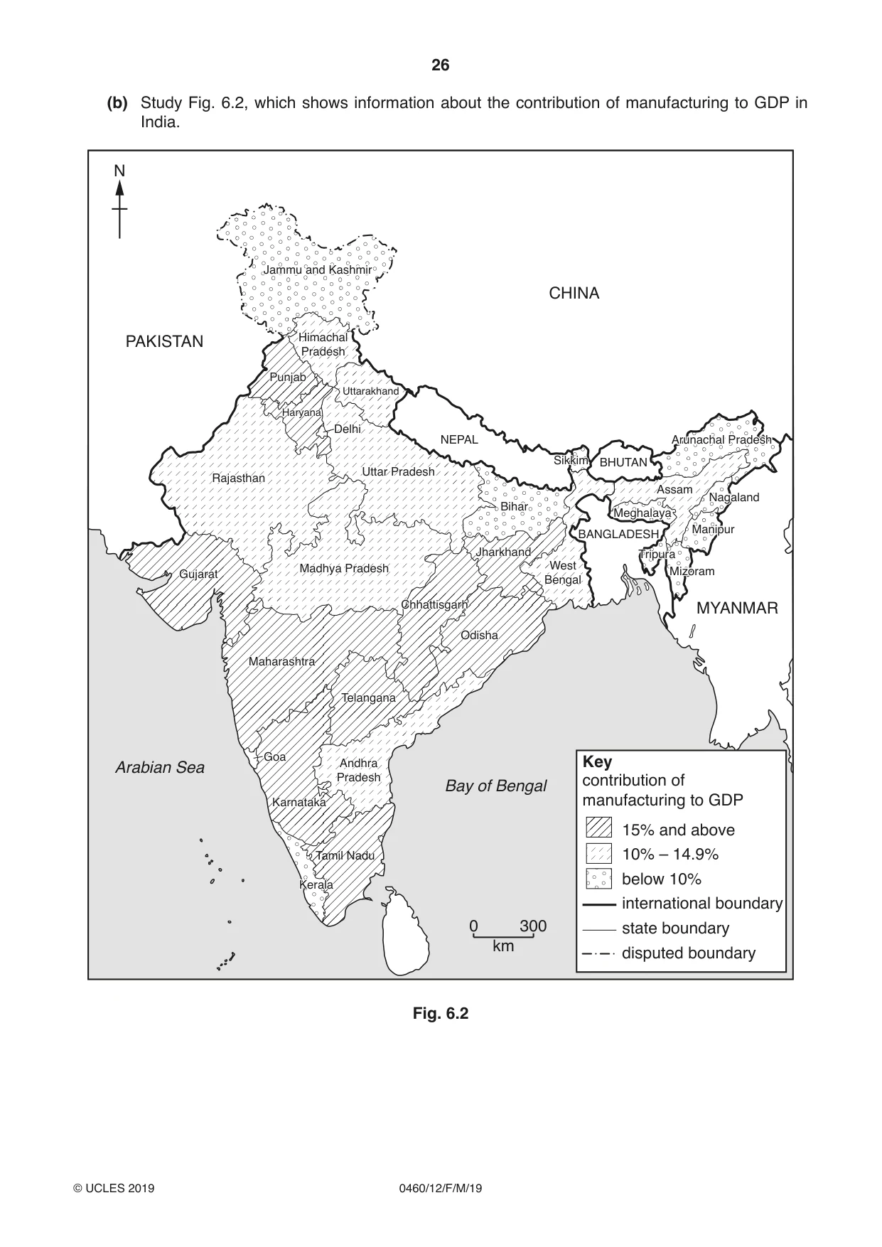 Cambridge IGCSE Geography 0460 2019 Feb/March Paper 1 · Variant 2 question paper, page 26 of 32