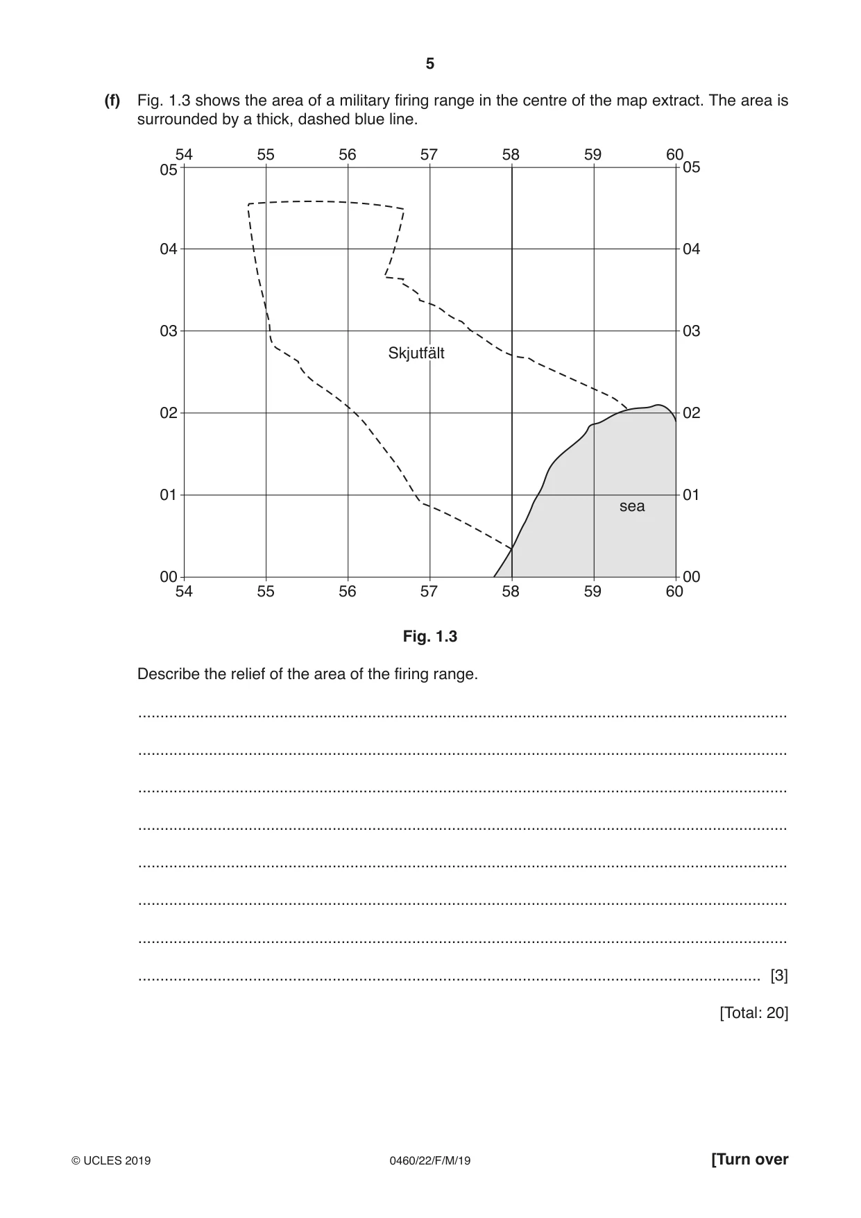 Cambridge IGCSE Geography 0460 2019 Feb/March Paper 2 · Variant 2 question paper, page 5 of 20