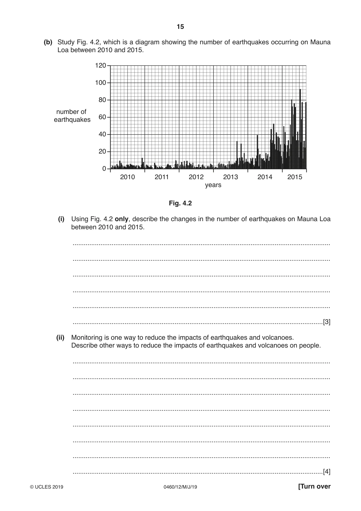 Cambridge IGCSE Geography 0460 2019 May/June Paper 1 · Variant 2 question paper, page 15 of 28