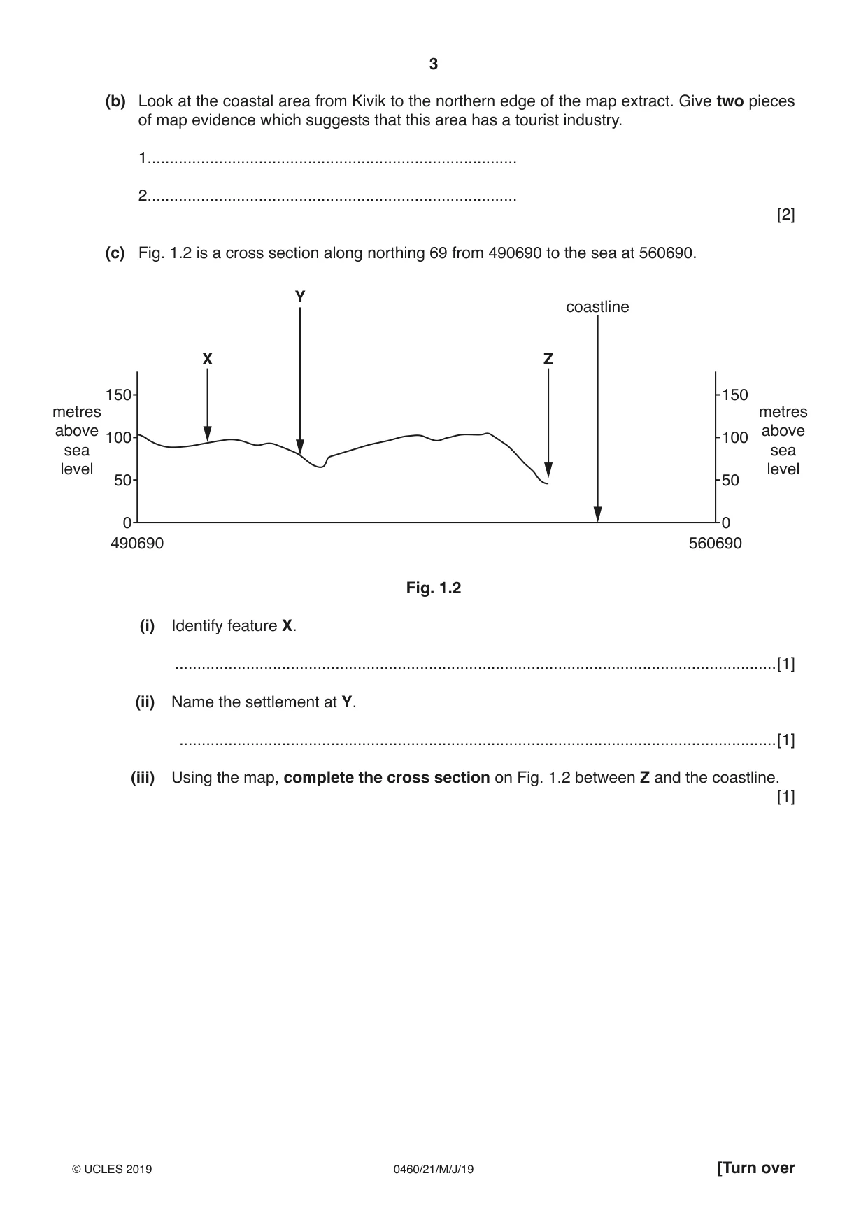 Cambridge IGCSE Geography 0460 2019 May/June Paper 2 · Variant 1 question paper, page 3 of 20
