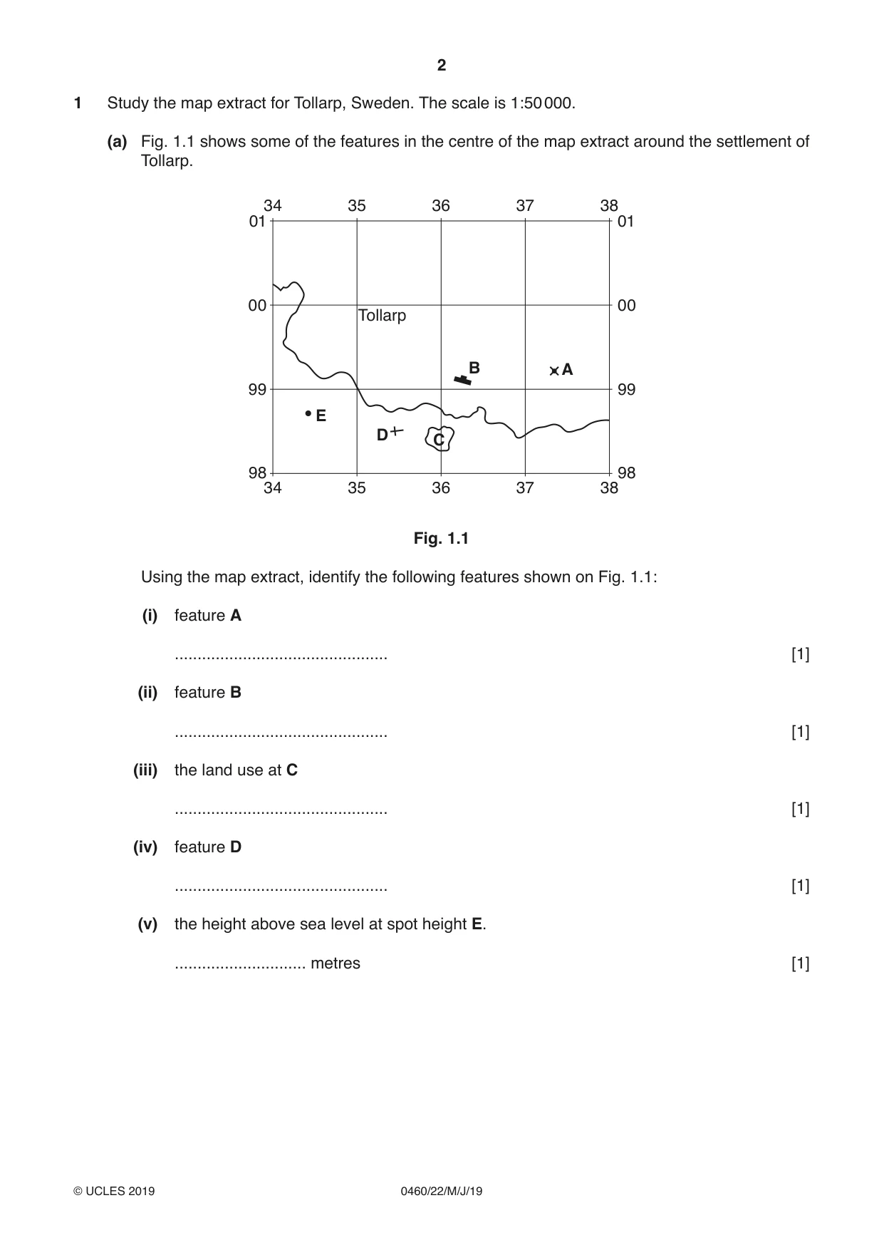 Cambridge IGCSE Geography 0460 2019 May/June Paper 2 · Variant 2 question paper, page 2 of 24