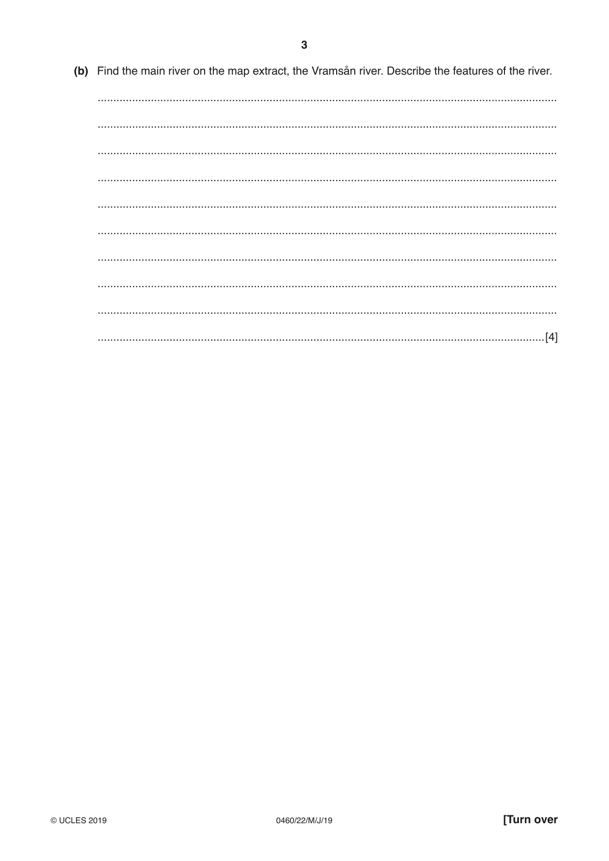 Cambridge IGCSE Geography 0460 2019 May/June Paper 2 · Variant 2 question paper, page 3 of 24