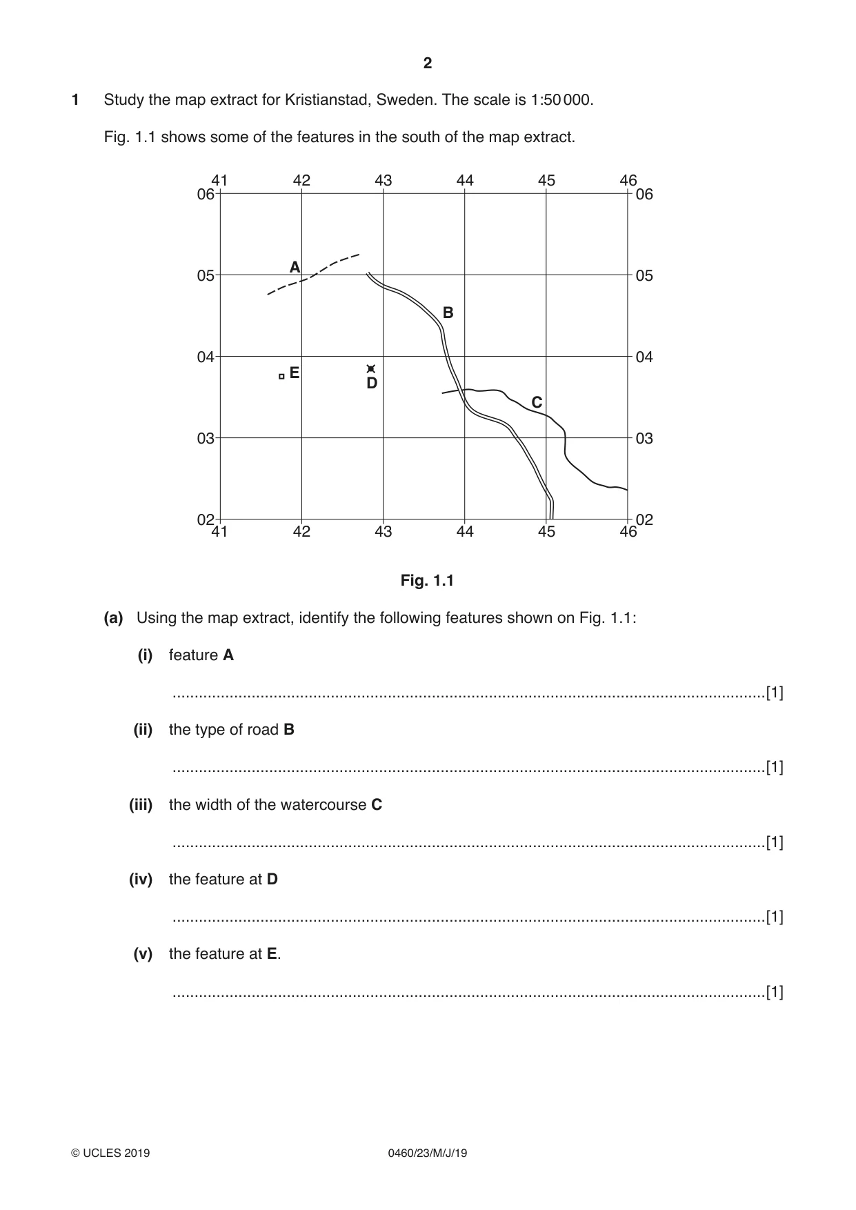 Cambridge IGCSE Geography 0460 2019 May/June Paper 2 · Variant 3 question paper, page 2 of 20