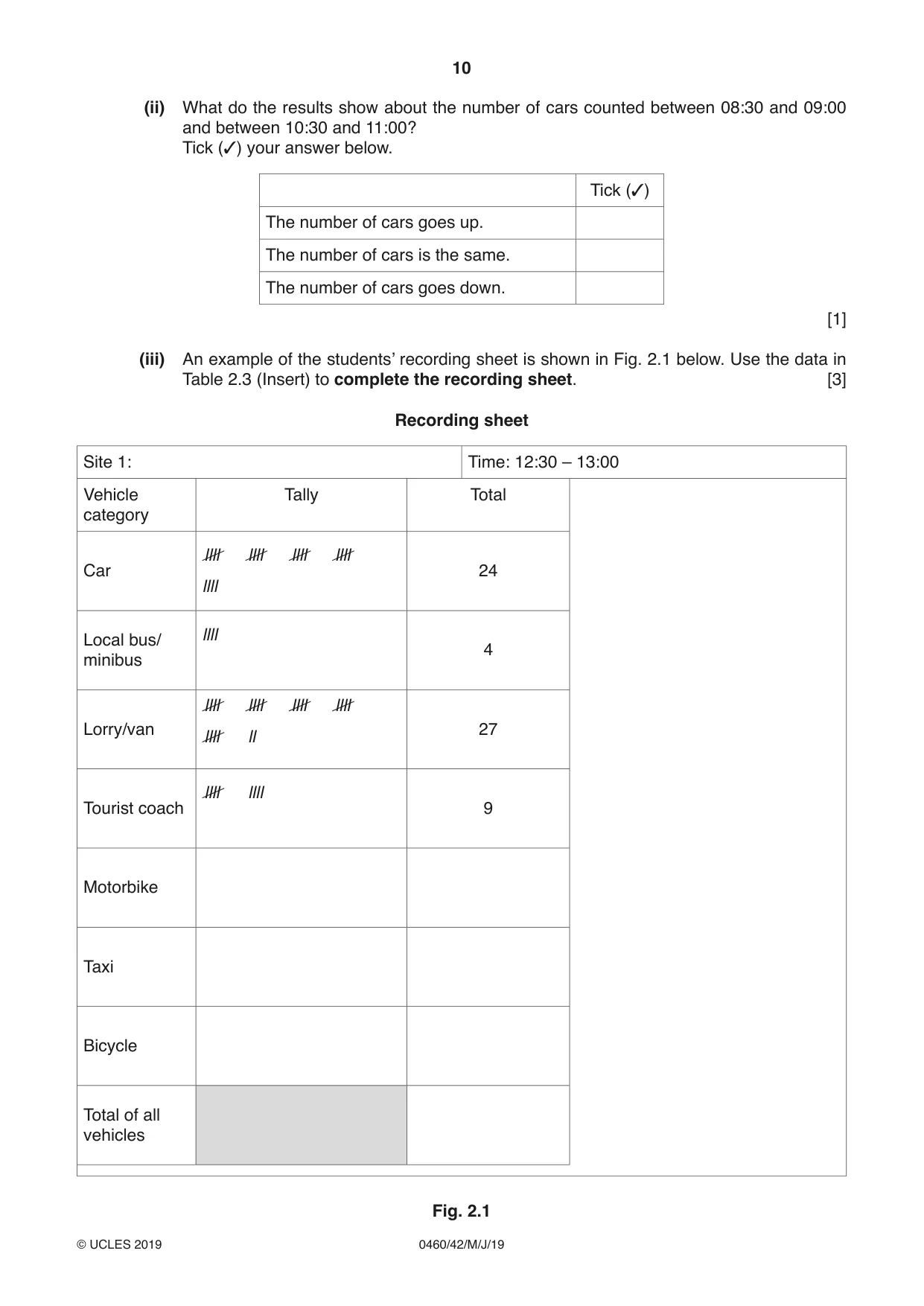 Cambridge IGCSE Geography 0460 2019 May/June Paper 4 · Variant 2 question paper, page 10 of 16
