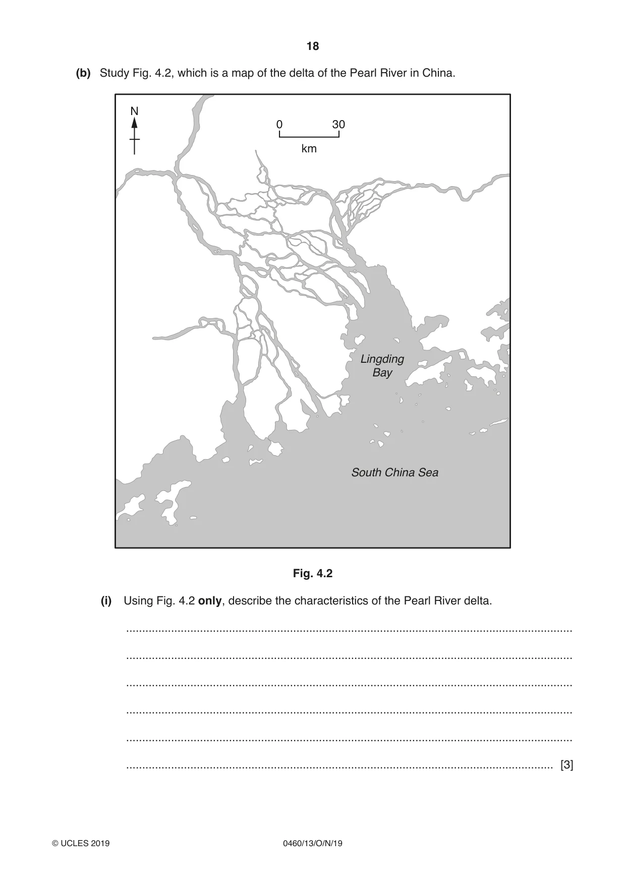 Cambridge IGCSE Geography 0460 2019 Oct/Nov Paper 1 · Variant 3 question paper, page 18 of 32