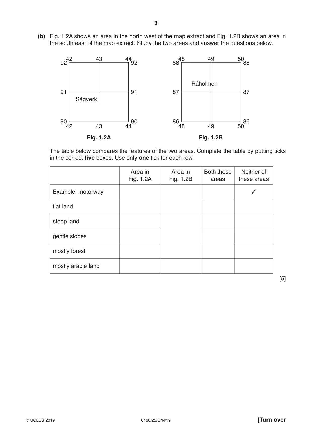 Cambridge IGCSE Geography 0460 2019 Oct/Nov Paper 2 · Variant 2 question paper, page 3 of 20