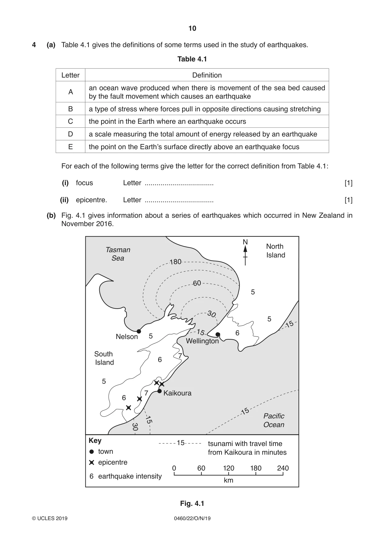 Cambridge IGCSE Geography 0460 2019 Oct/Nov Paper 2 · Variant 2 question paper, page 10 of 20