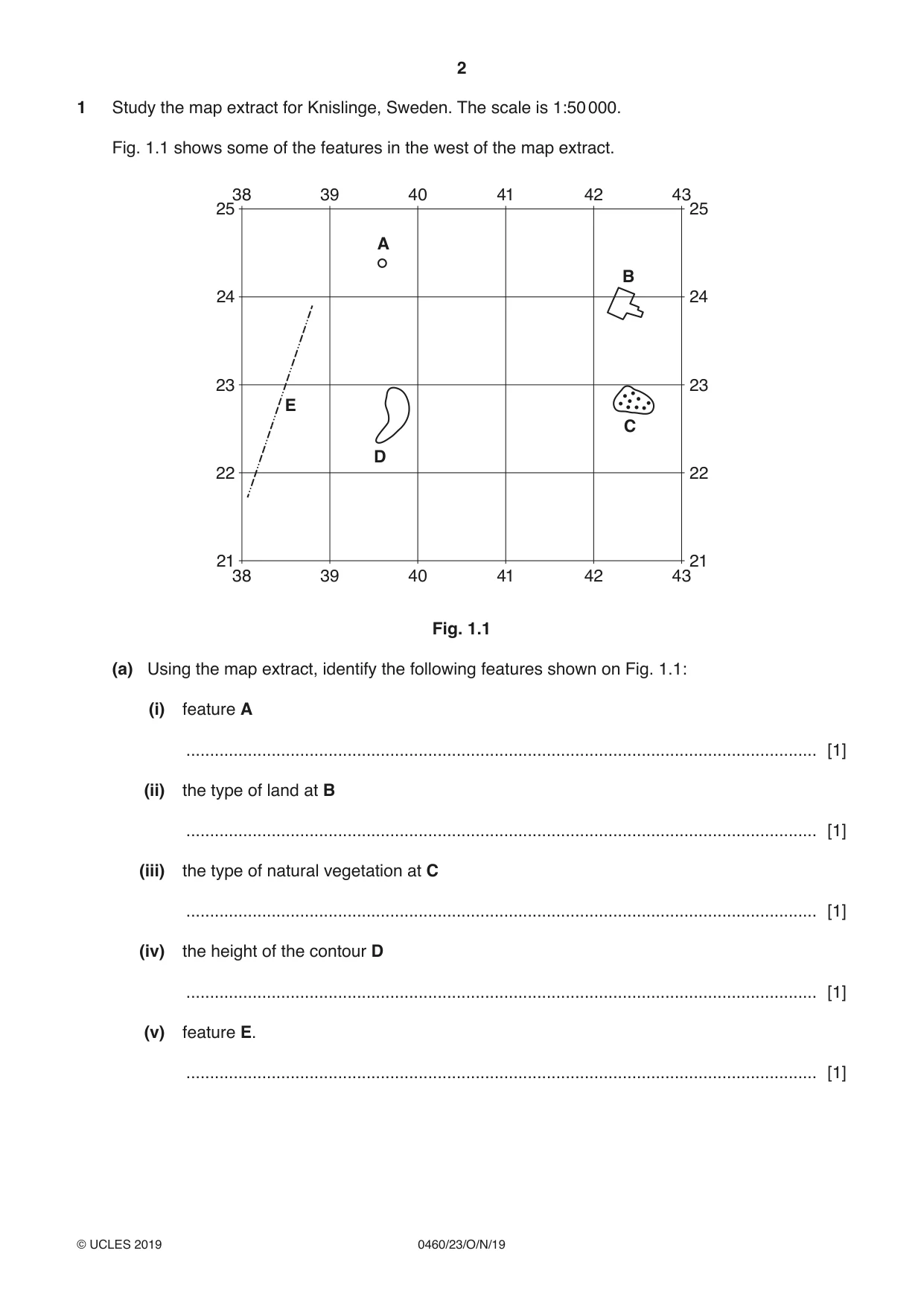 Cambridge IGCSE Geography 0460 2019 Oct/Nov Paper 2 · Variant 3 question paper, page 2 of 20