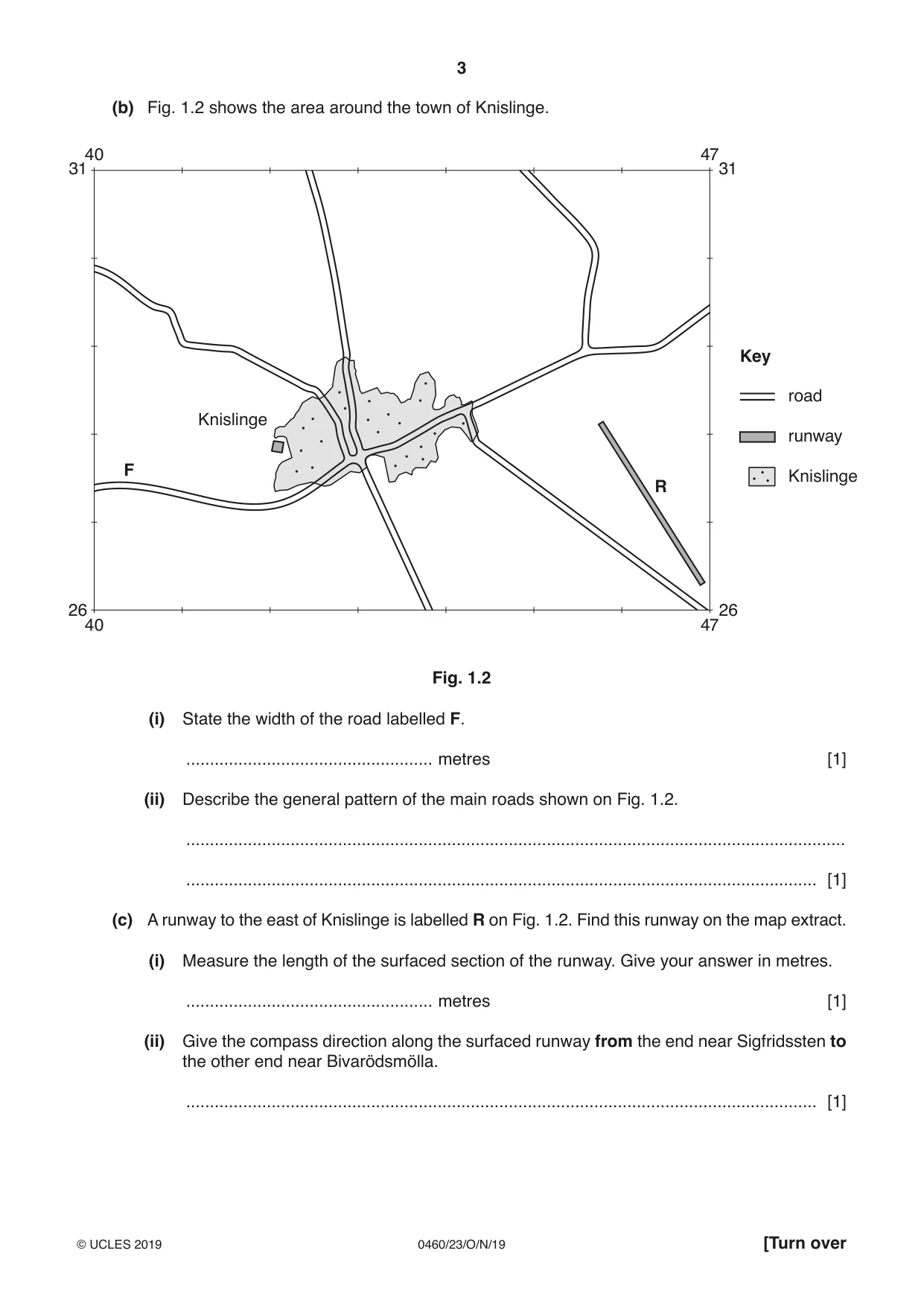 Cambridge IGCSE Geography 0460 2019 Oct/Nov Paper 2 · Variant 3 question paper, page 3 of 20