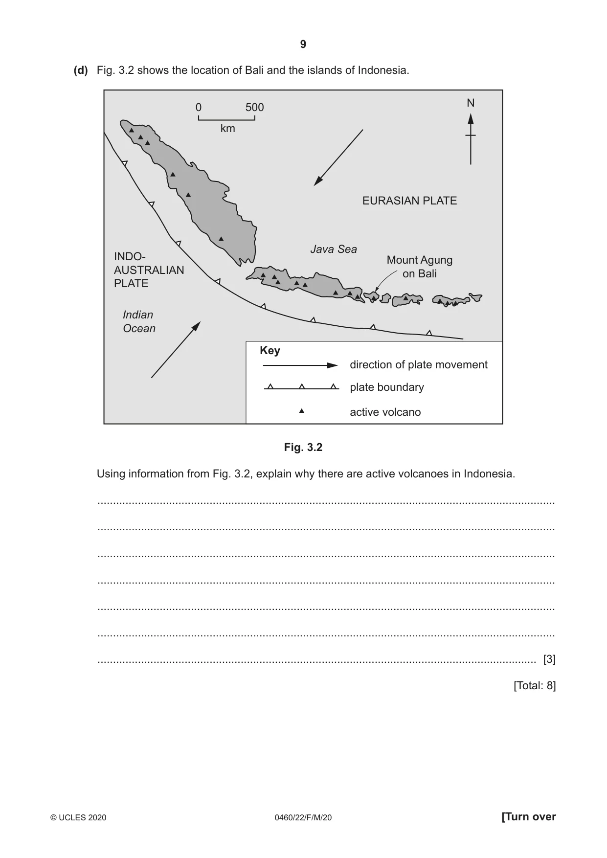 Cambridge IGCSE Geography 0460 2020 Feb/March Paper 2 · Variant 2 question paper, page 9 of 20
