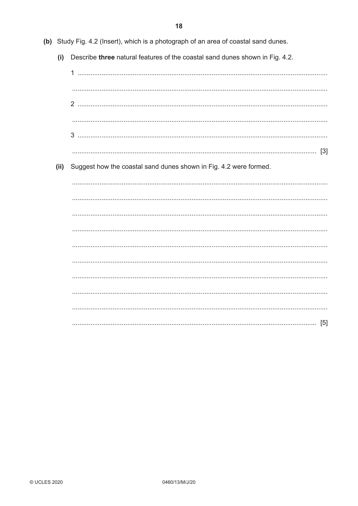 Cambridge IGCSE Geography 0460 2020 May/June Paper 1 · Variant 3 question paper, page 18 of 32