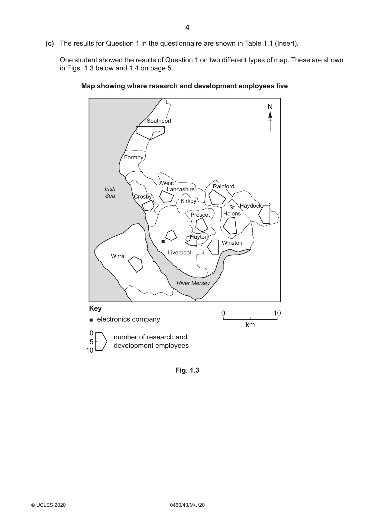 Cambridge IGCSE Geography 0460 2020 May/June Paper 4 · Variant 3 question paper, page 4 of 20