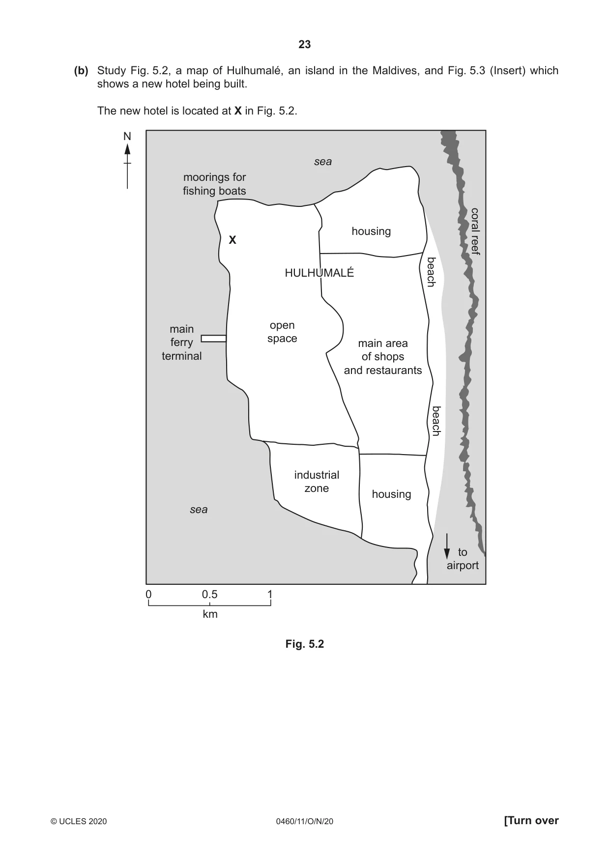 Cambridge IGCSE Geography 0460 2020 Oct/Nov Paper 1 · Variant 1 question paper, page 23 of 32