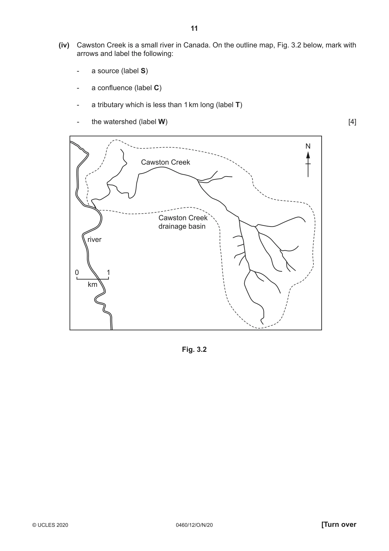 Cambridge IGCSE Geography 0460 2020 Oct/Nov Paper 1 · Variant 2 question paper, page 11 of 32
