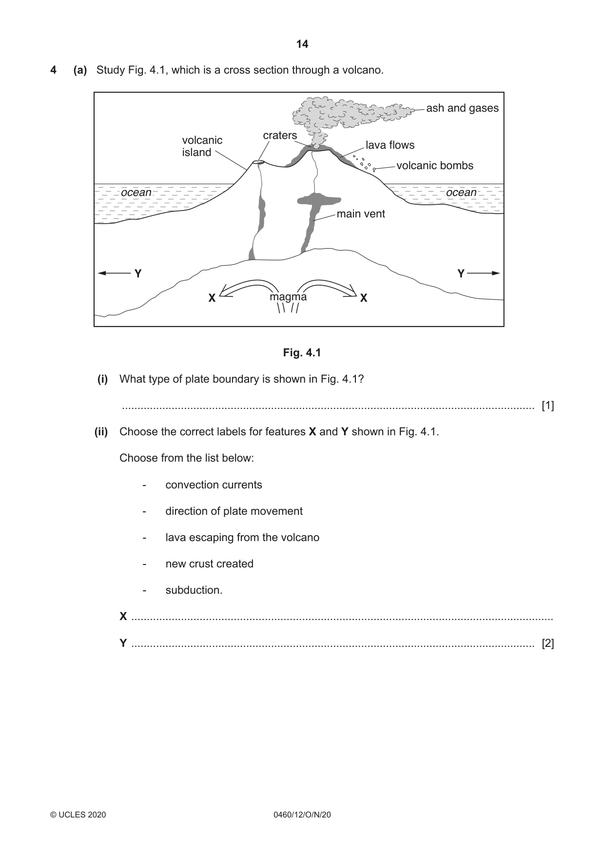 Cambridge IGCSE Geography 0460 2020 Oct/Nov Paper 1 · Variant 2 question paper, page 14 of 32