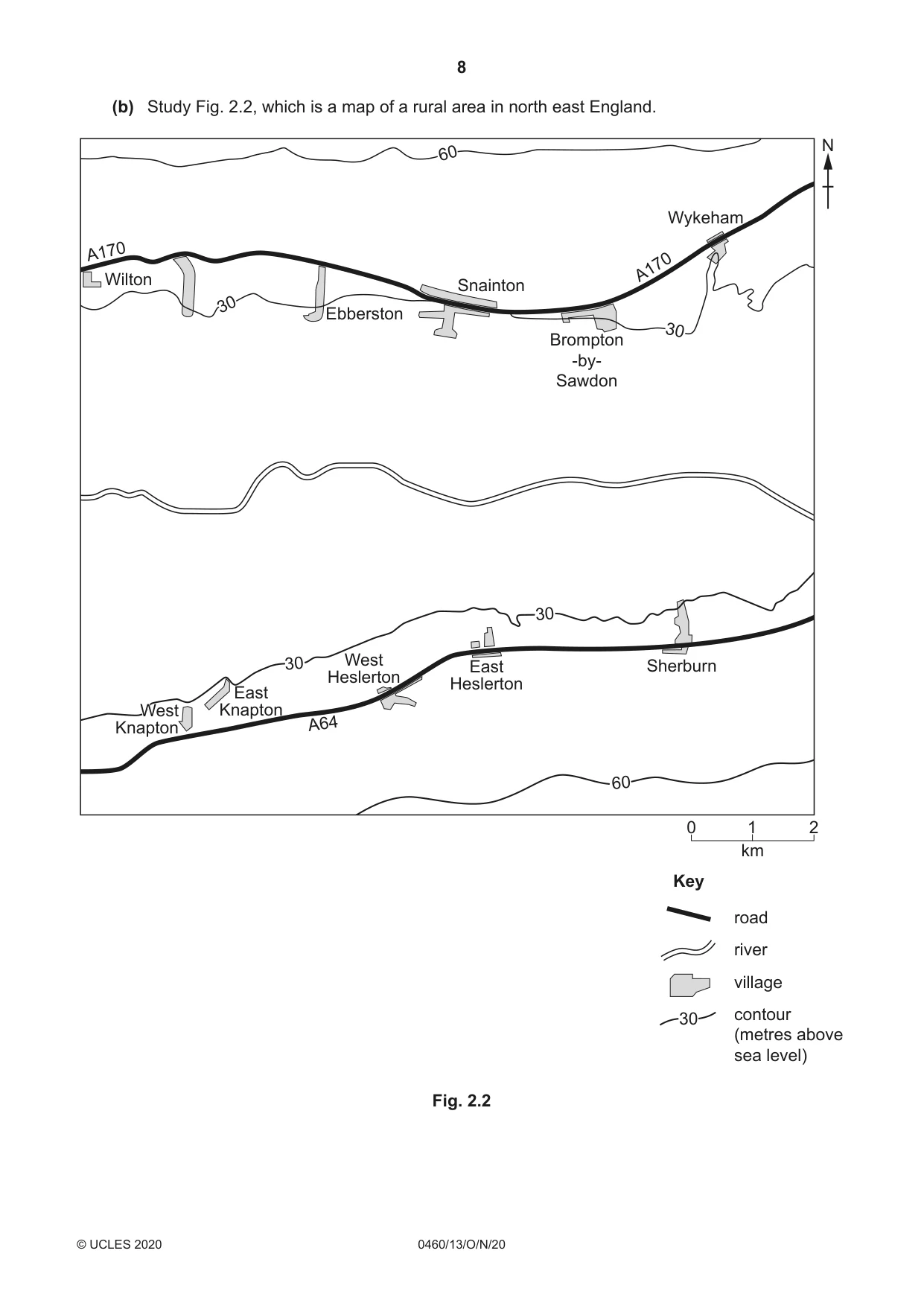 Cambridge IGCSE Geography 0460 2020 Oct/Nov Paper 1 · Variant 3 question paper, page 8 of 32