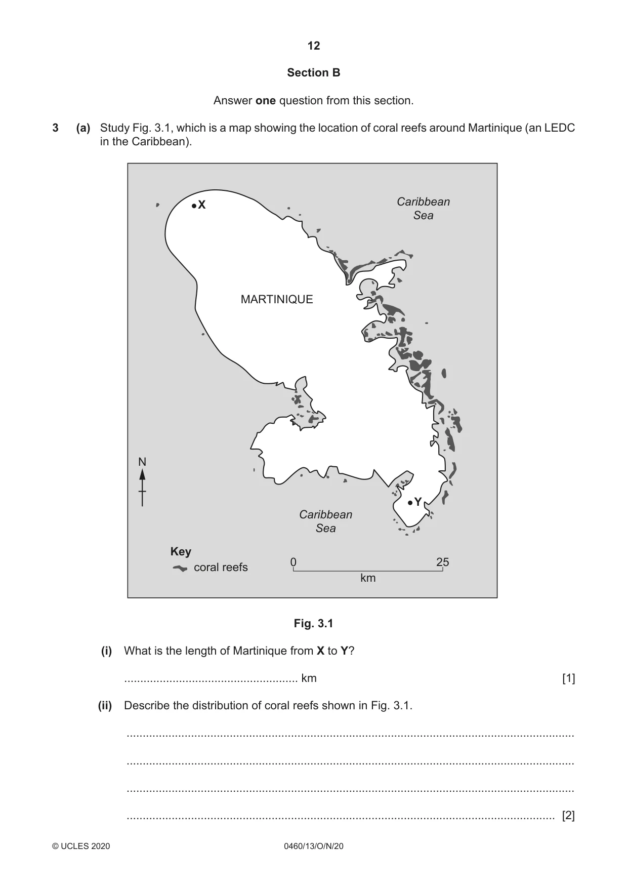 Cambridge IGCSE Geography 0460 2020 Oct/Nov Paper 1 · Variant 3 question paper, page 12 of 32