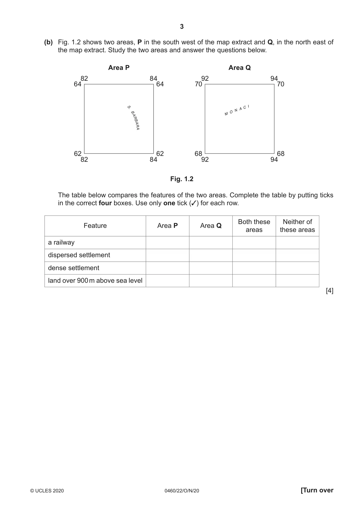 Cambridge IGCSE Geography 0460 2020 Oct/Nov Paper 2 · Variant 2 question paper, page 3 of 20