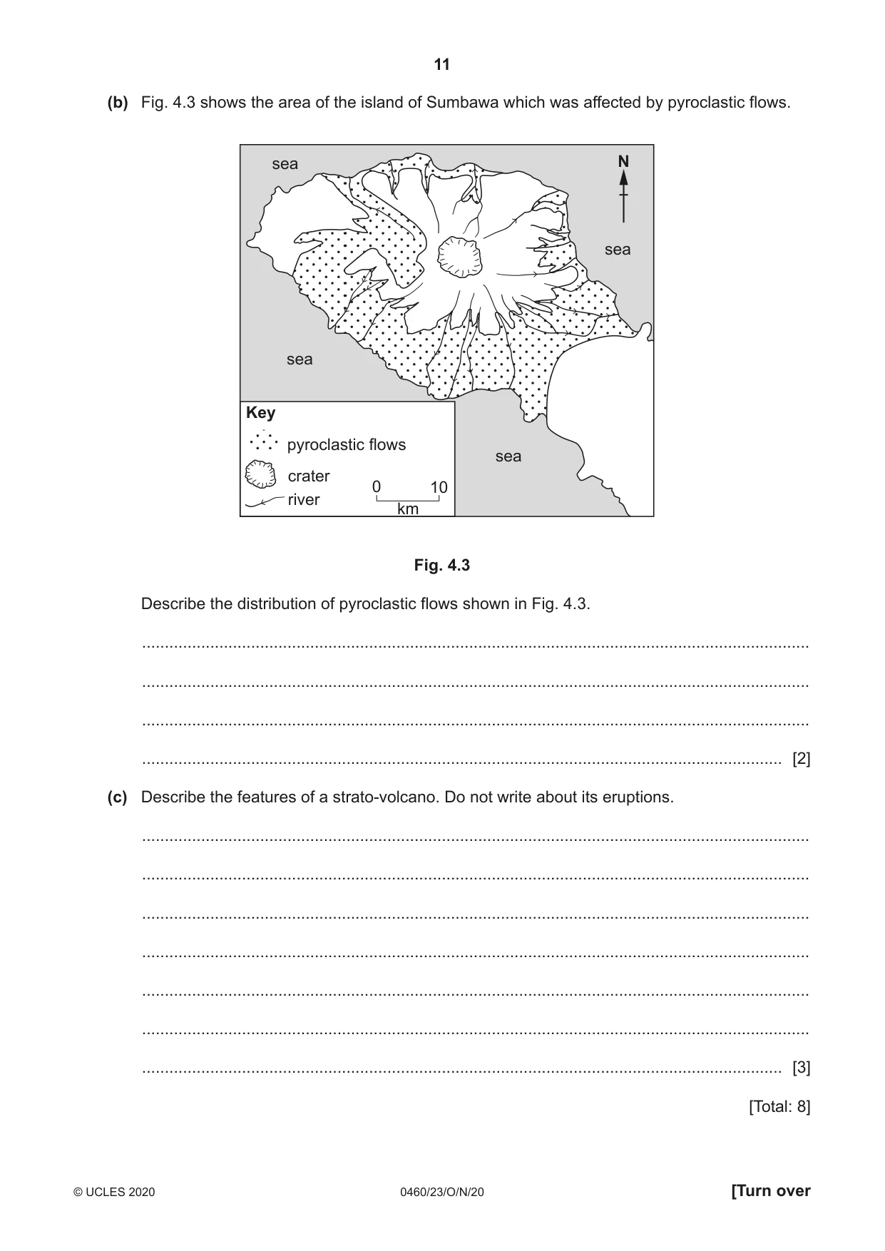 Cambridge IGCSE Geography 0460 2020 Oct/Nov Paper 2 · Variant 3 question paper, page 11 of 20