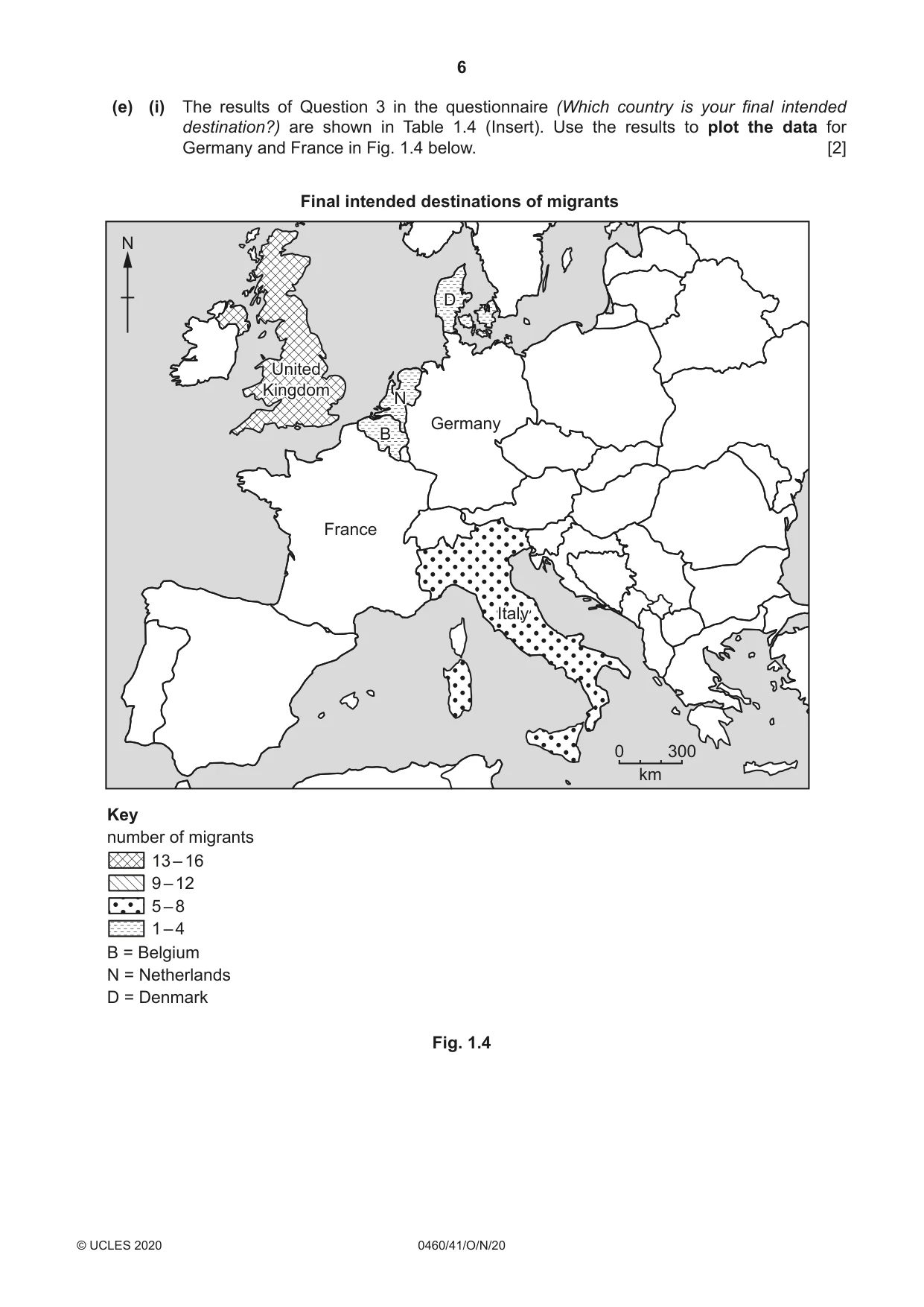 Cambridge IGCSE Geography 0460 2020 Oct/Nov Paper 4 · Variant 1 question paper, page 6 of 16