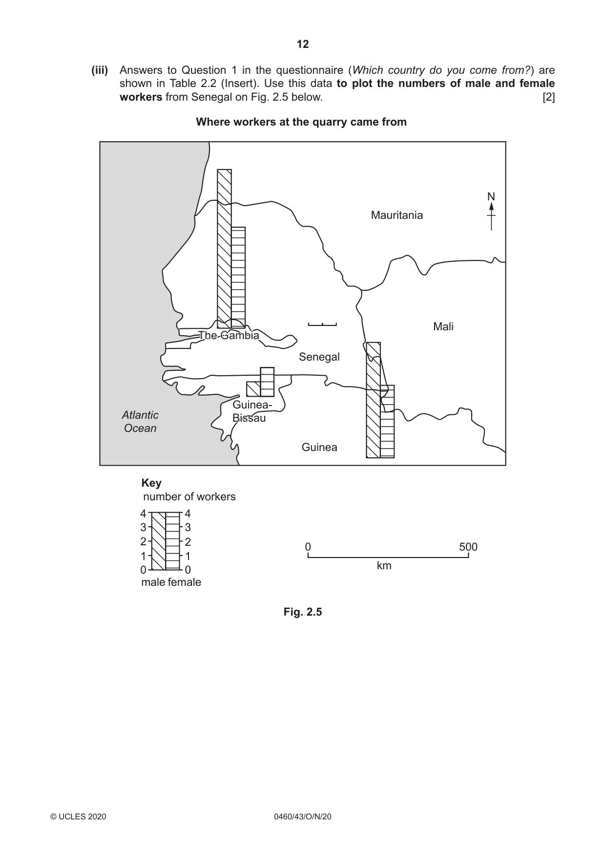 Cambridge IGCSE Geography 0460 2020 Oct/Nov Paper 4 · Variant 3 question paper, page 12 of 20