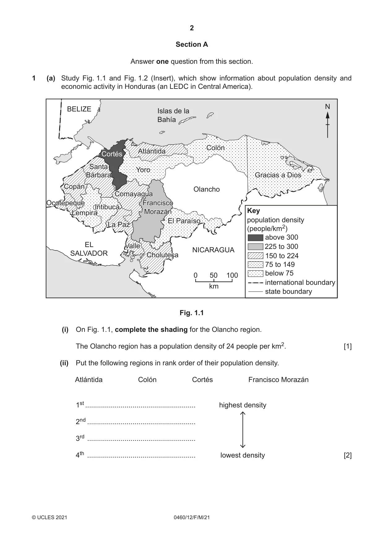 Cambridge IGCSE Geography 0460 2021 Feb/March Paper 1 · Variant 2 question paper, page 2 of 32