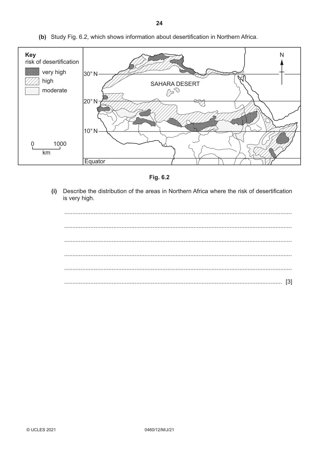 Cambridge IGCSE Geography 0460 2021 May/June Paper 1 · Variant 2 question paper, page 24 of 32