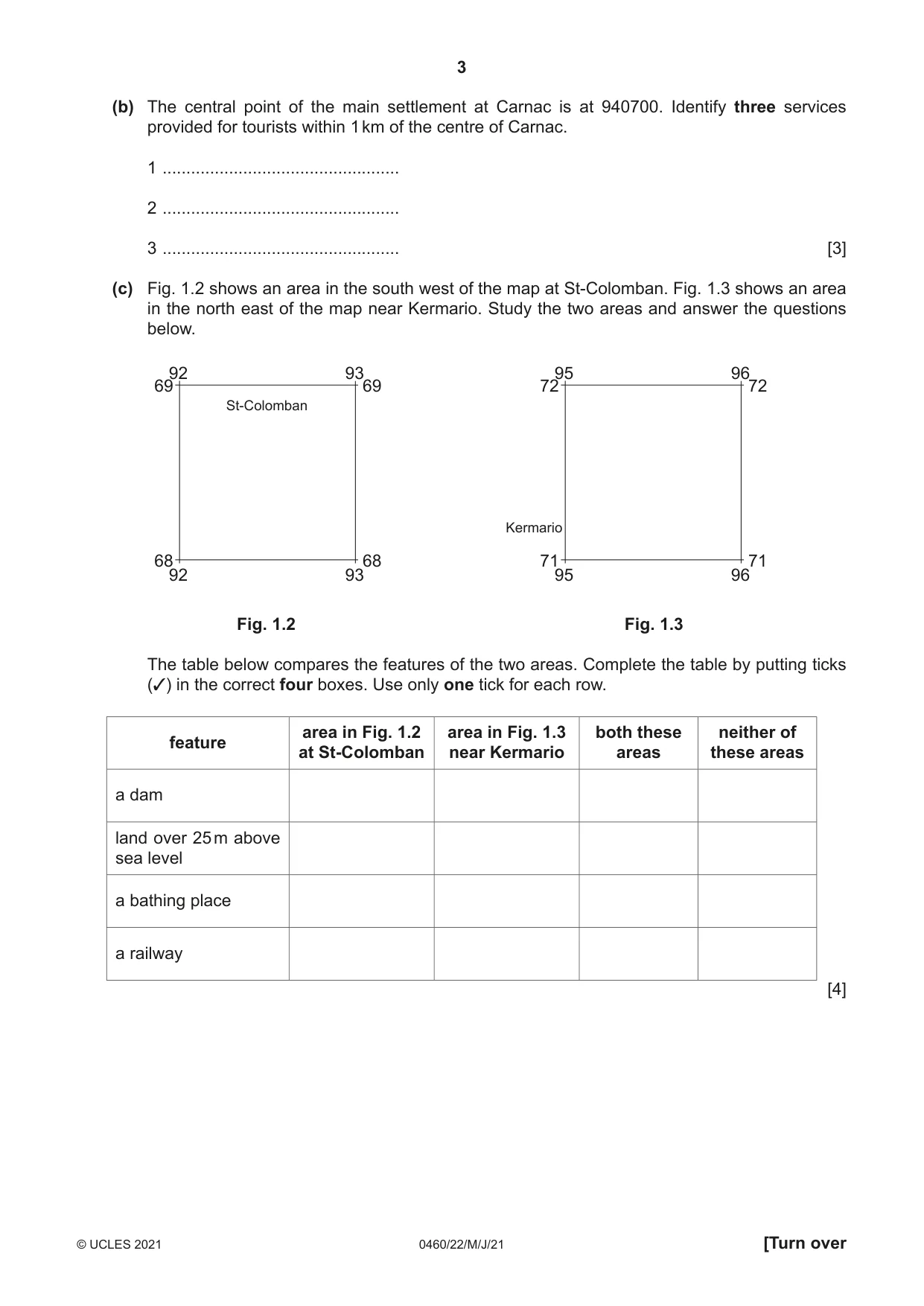 Cambridge IGCSE Geography 0460 2021 May/June Paper 2 · Variant 2 question paper, page 3 of 20