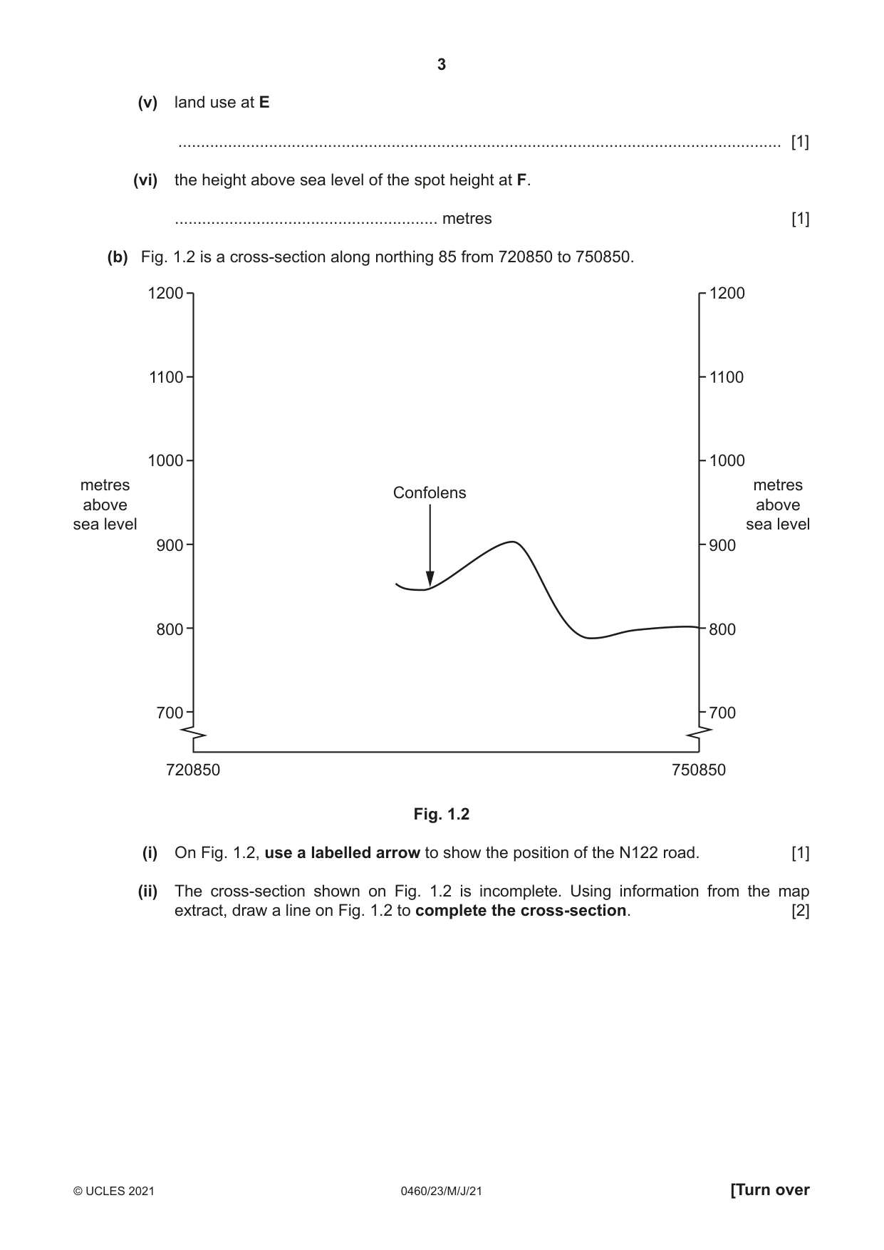 Cambridge IGCSE Geography 0460 2021 May/June Paper 2 · Variant 3 question paper, page 3 of 20
