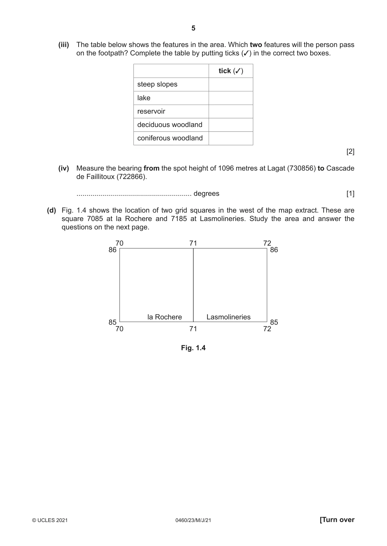 Cambridge IGCSE Geography 0460 2021 May/June Paper 2 · Variant 3 question paper, page 5 of 20